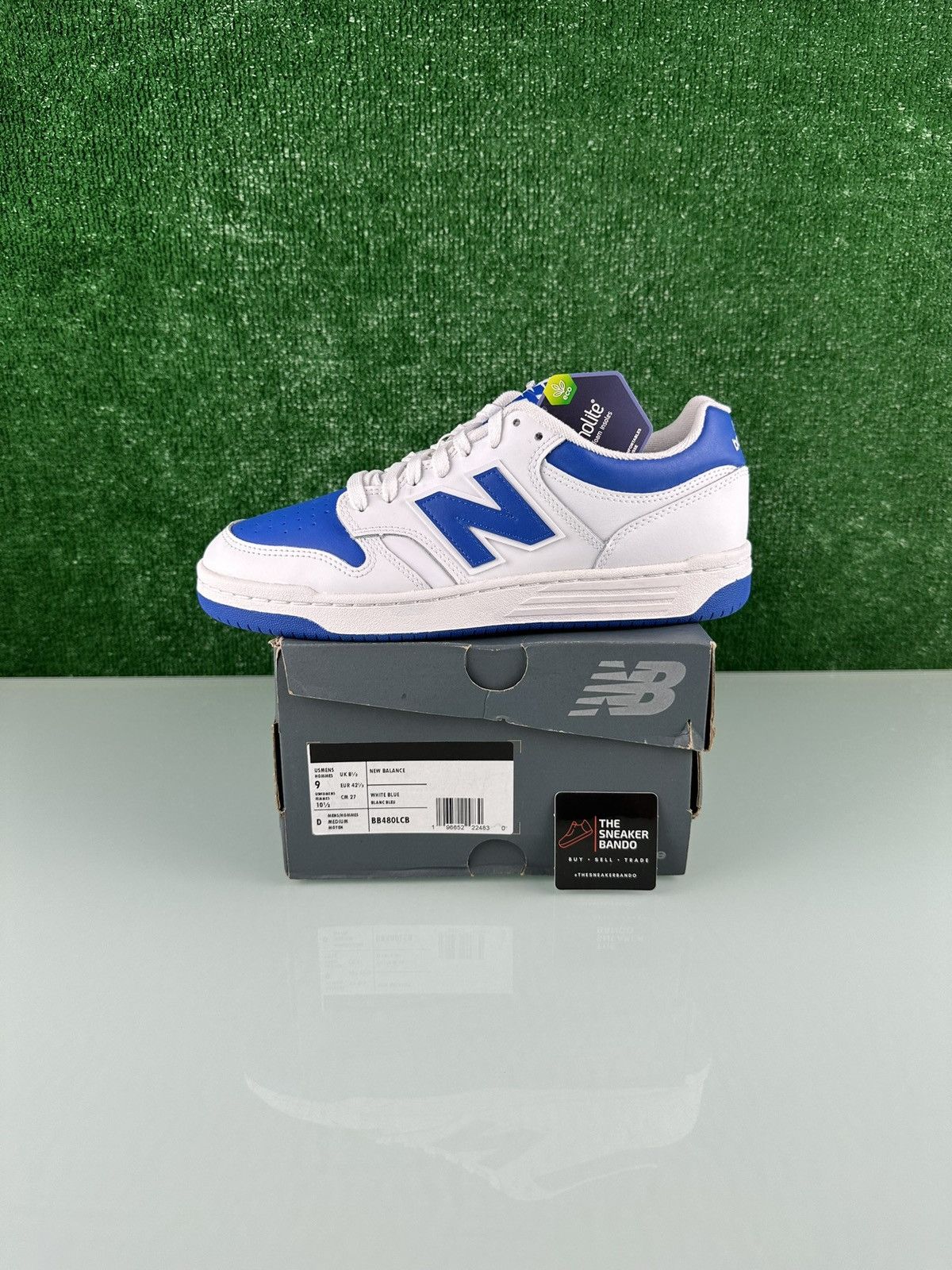 New Balance New Balance 480 White Cobalt Blue Size US 9 / EU 42 - 1 Thumbnail
