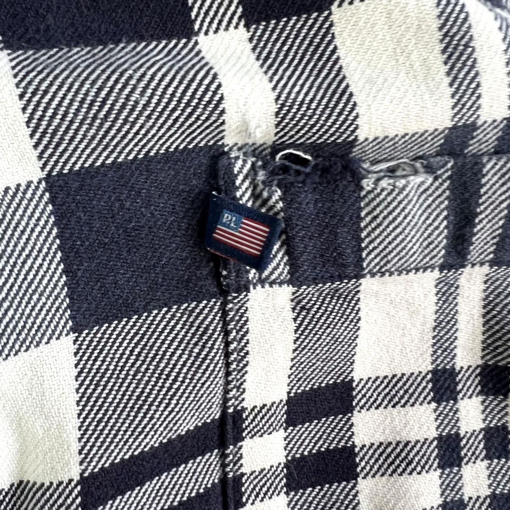 Ralph Lauren Ralph Lauren Jeans Co Shirt Mens Large Blue Plaid Flannel Button Down Casual Shirt Size US L / EU 52-54 / 3 - 2 Thumbnail