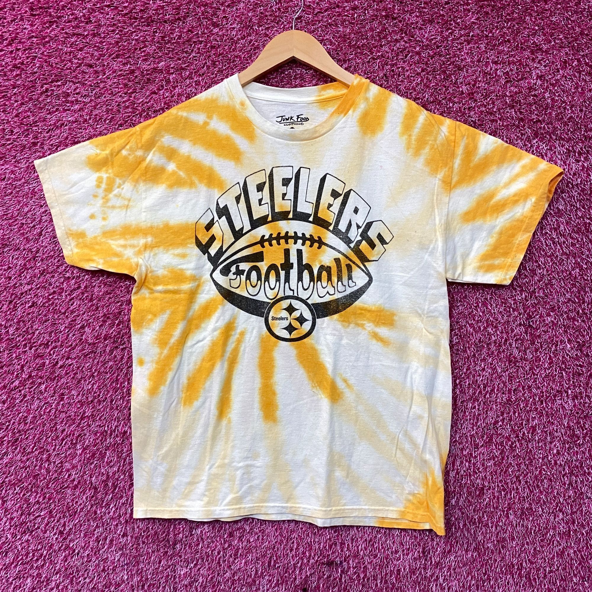 Junk Food Junk Food Pittsburgh Steelers Football Tie Dye T-Shirt Mediu Size US M / EU 48-50 / 2 - 1 Thumbnail