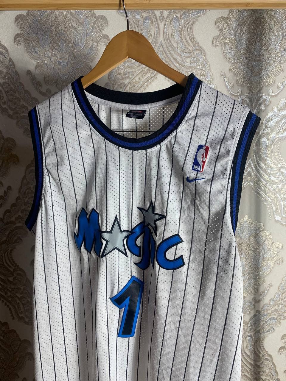 Nike × Vintage VERY RARE NIKE ORLANDO MAGIC HARDAWAY 1 NBA JERSEY RETRO 90s Size US XXL / EU 58 / 5 - 2 Thumbnail