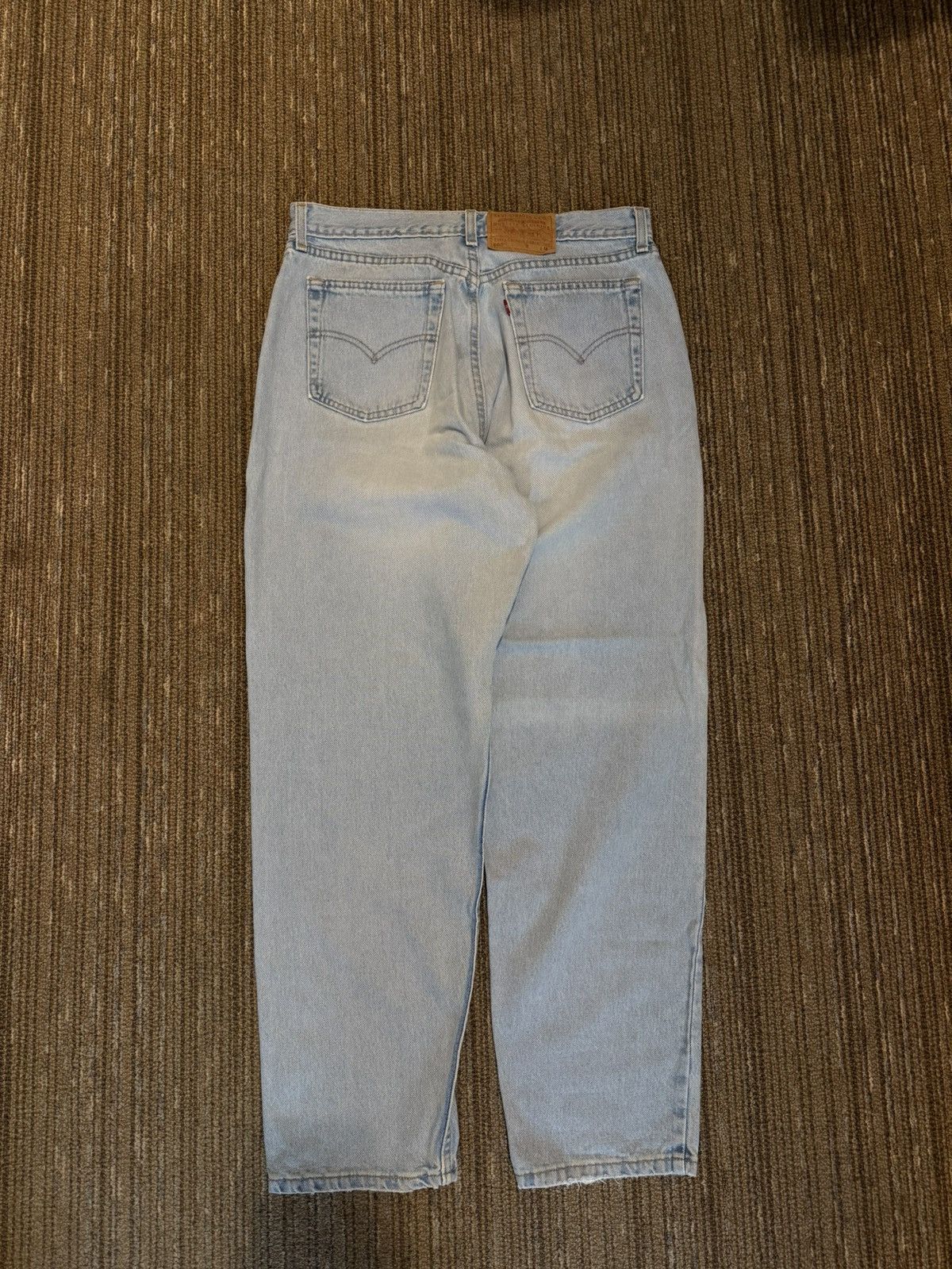 Levi's Vintage Clothing Levi’s 560 TM Light Blue Loose Fit Straight Jeans Size US 32 / EU 48 - 2 Thumbnail