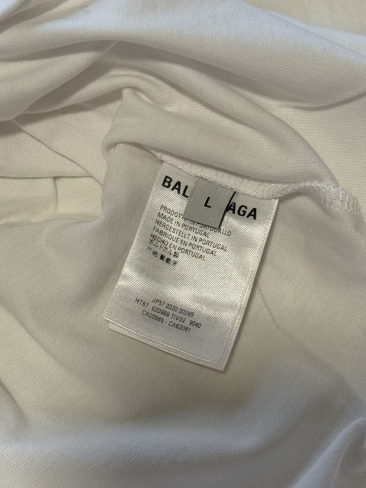Balenciaga Balenciaga white t shirt Size US L / EU 52-54 / 3 - 6 Thumbnail