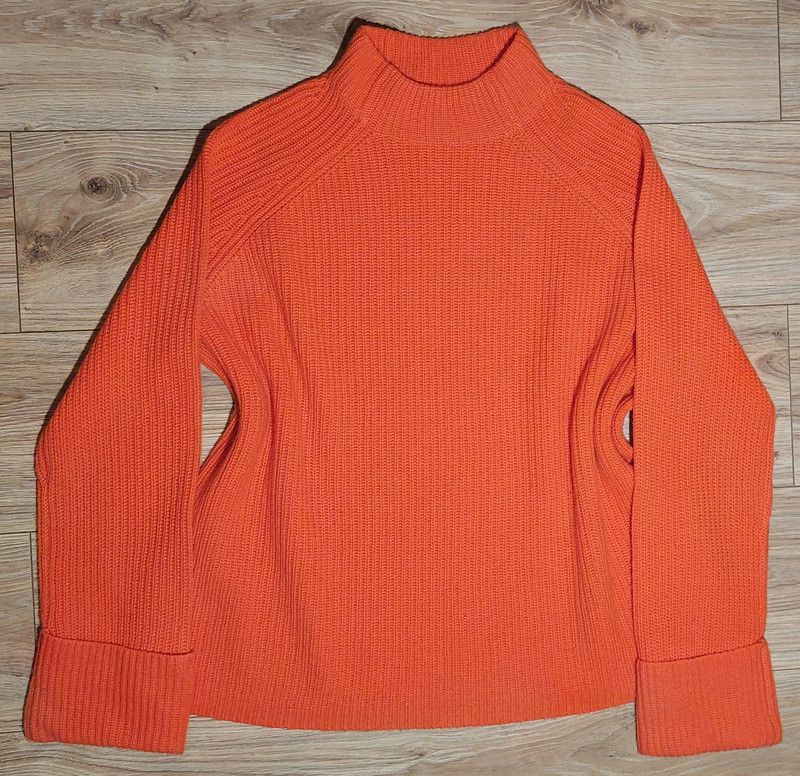 image of Wool Cashmere Sweater Jumper Gerry Weber Thick Weave in Coral, Women's (Size 2XL)