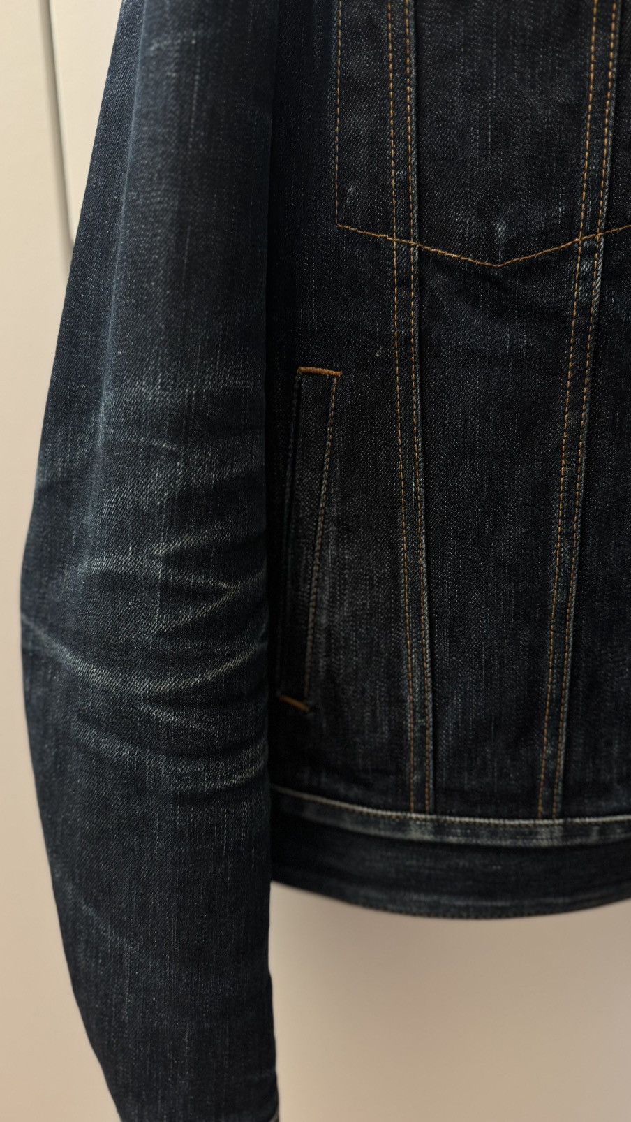 Saint Laurent Paris Saint Laurent Paris Denim Trucker Jacket size 50 Size US M / EU 48-50 / 2 - 2 Thumbnail
