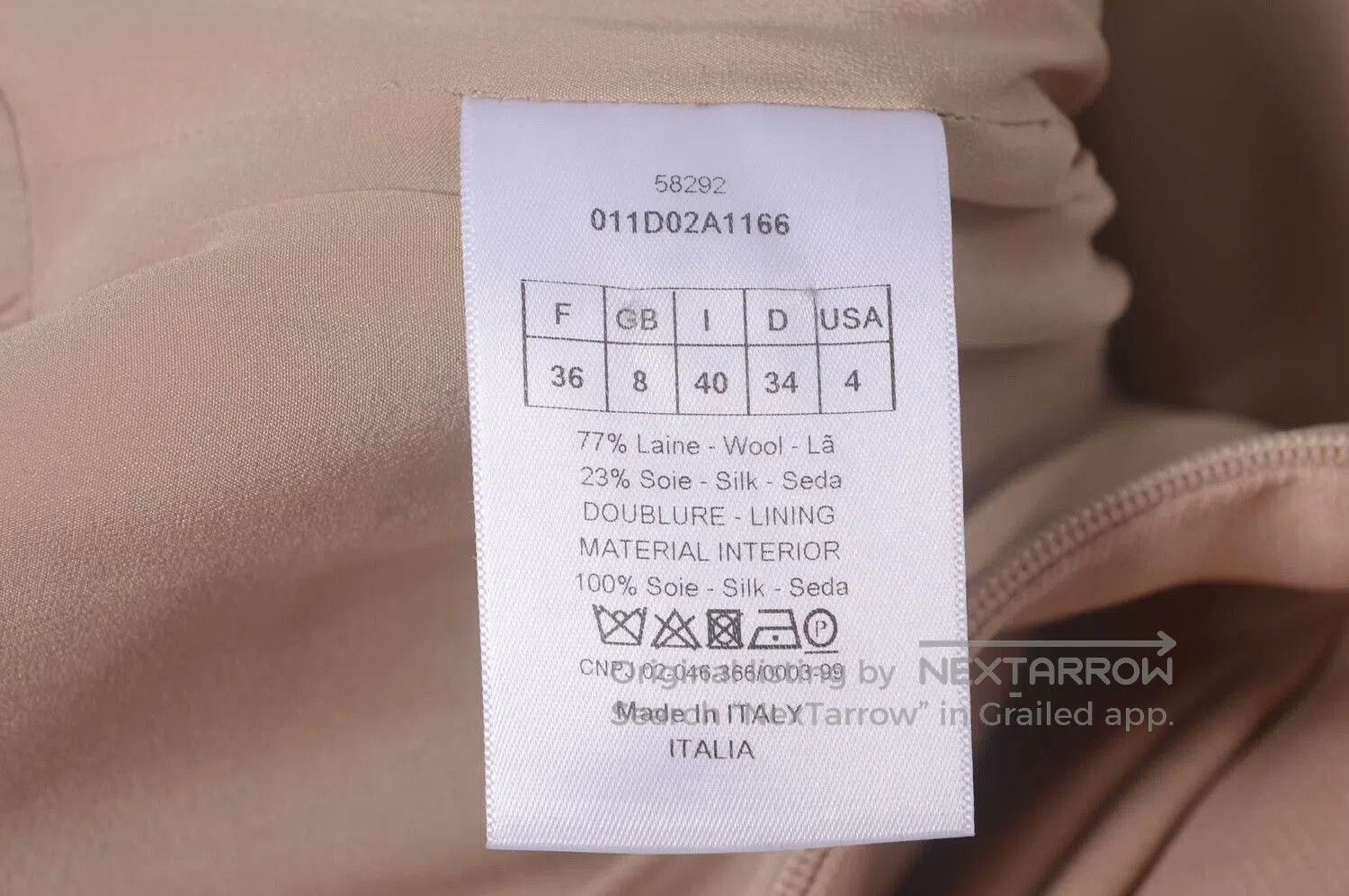 Dior Dior Beige Wool. Size S / US 4 / IT 40 - 7 Thumbnail