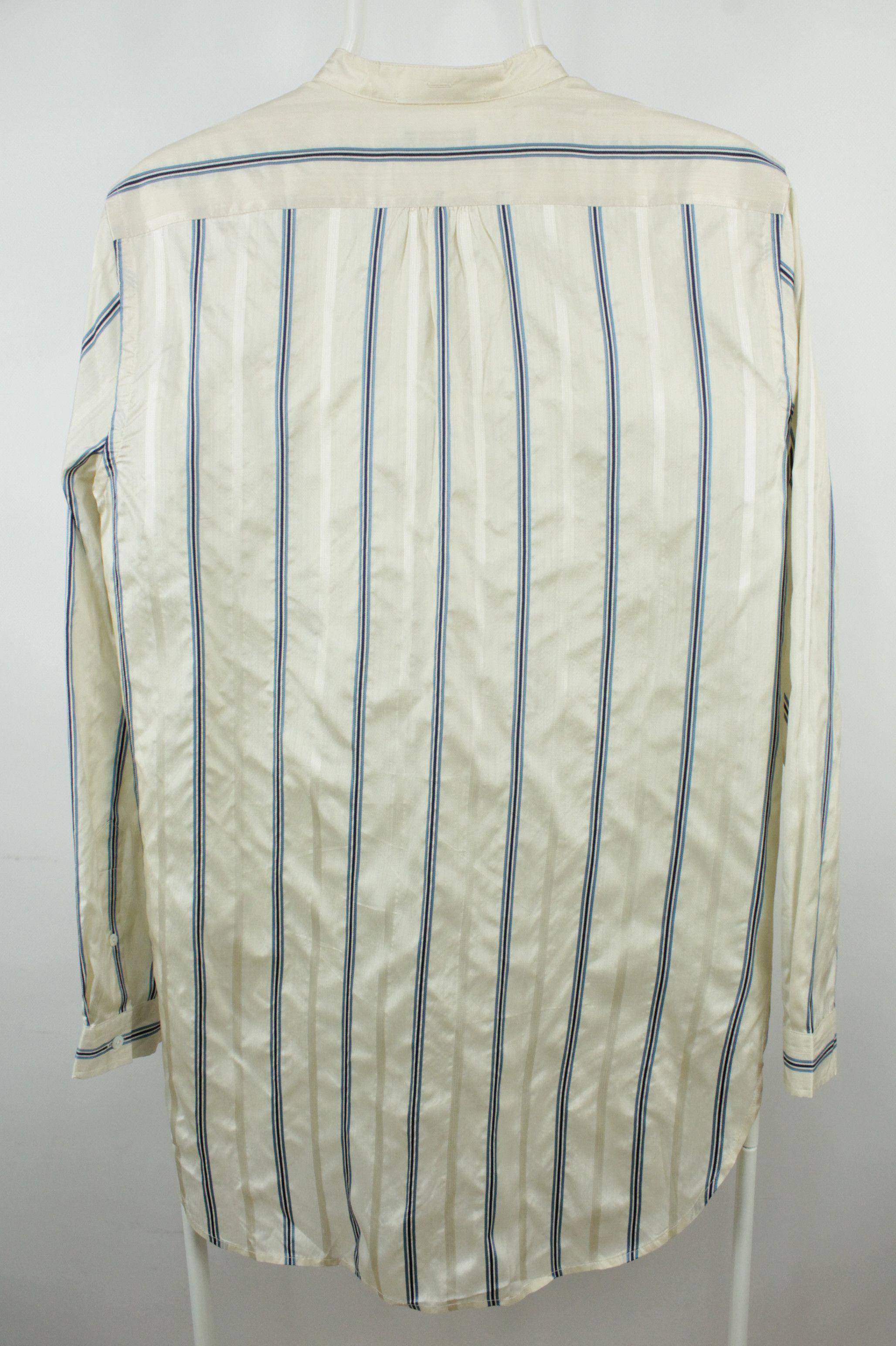 Polo Ralph Lauren Polo Ralph Lauren Mulberry Silk Striped Shirt Women's Size M / US 6-8 / IT 42-44 - 6 Thumbnail