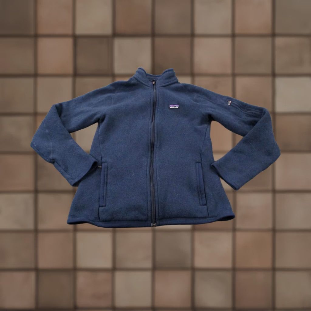 Patagonia Patagonia Jacket Womens S Better Sweater Fleece Zip Front Windproof Outdoor Outdoor Windbreaker Pockets Blue 90s? Size S / US 4 / IT 40 - 1 Thumbnail