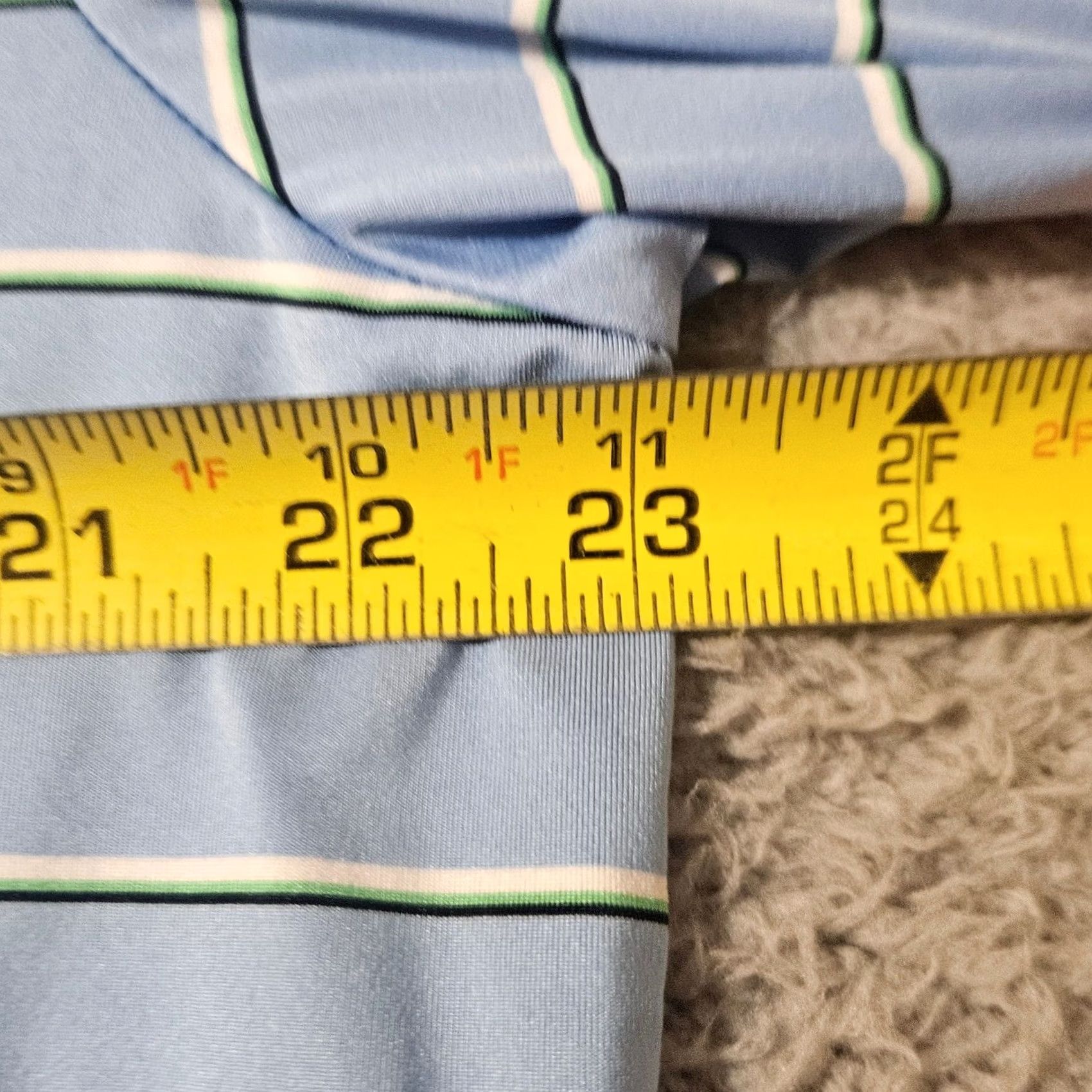 Vintage RLX Polo Shirt Mens Size Large Blue Striped Embroidered Clover 1894 Golf Size US L / EU 52-54 / 3 - 7 Thumbnail
