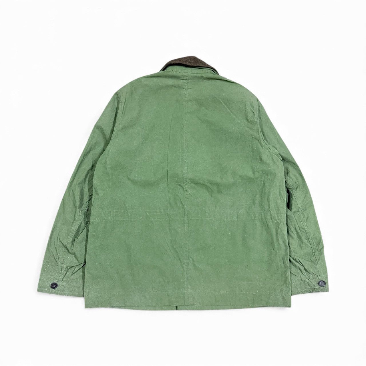 Dries Van Noten Dries Van Noten PU Waterproof Olive Green Field Jacket Size US M / EU 48-50 / 2 - 19 Thumbnail