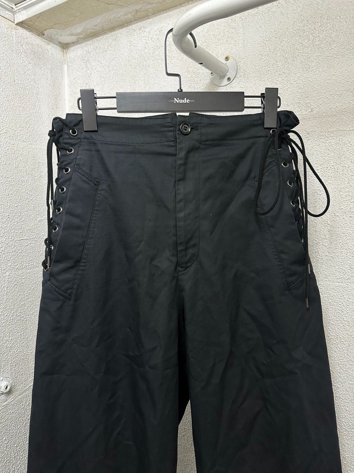 Yohji Yamamoto Yohji Yamamoto lace up design cargo pants Size US 32 / EU 48 - 3 Thumbnail