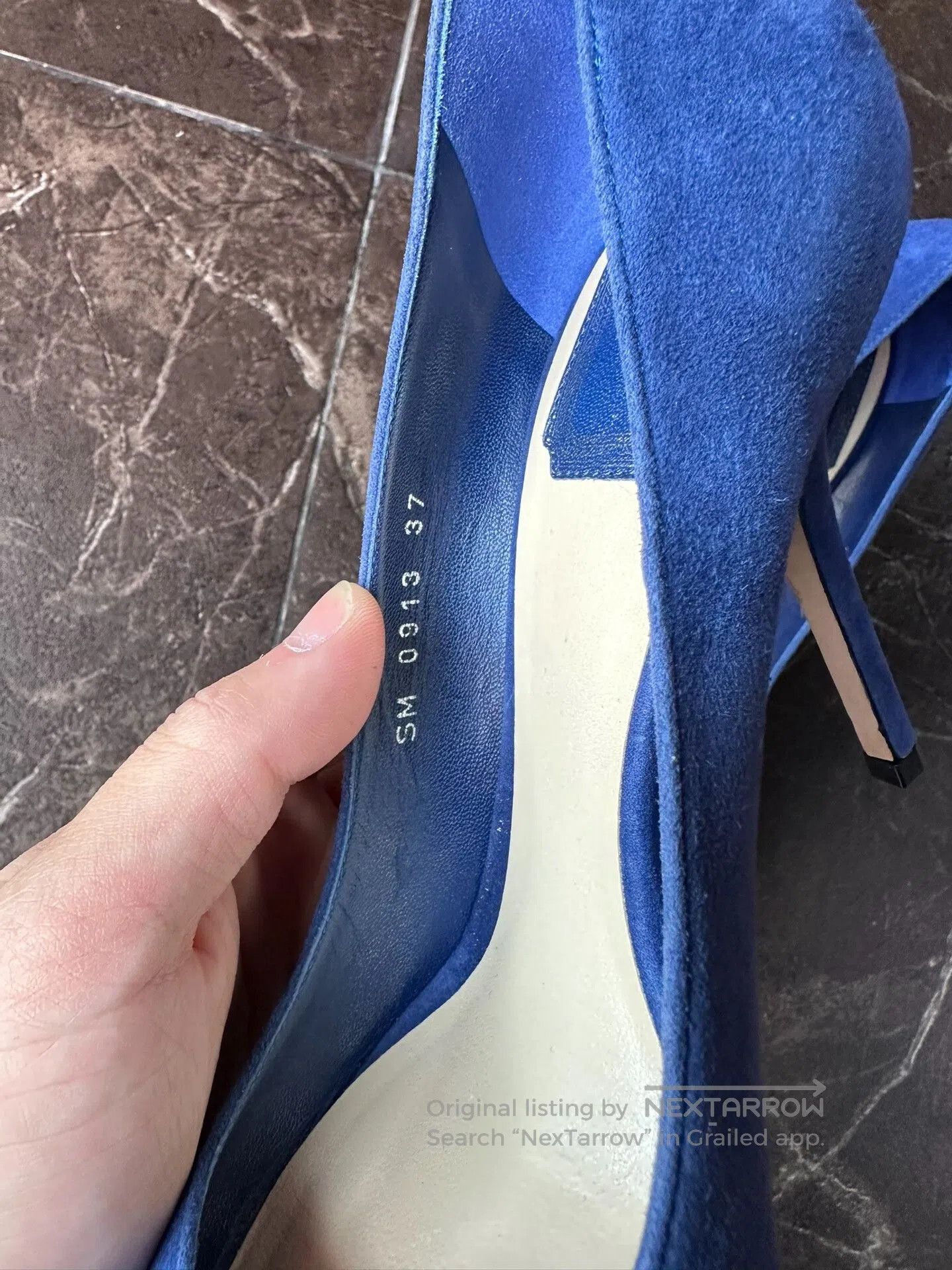 Dior Dior Blue Suede High Heels. Size US 6 / IT 36 - 3 Thumbnail
