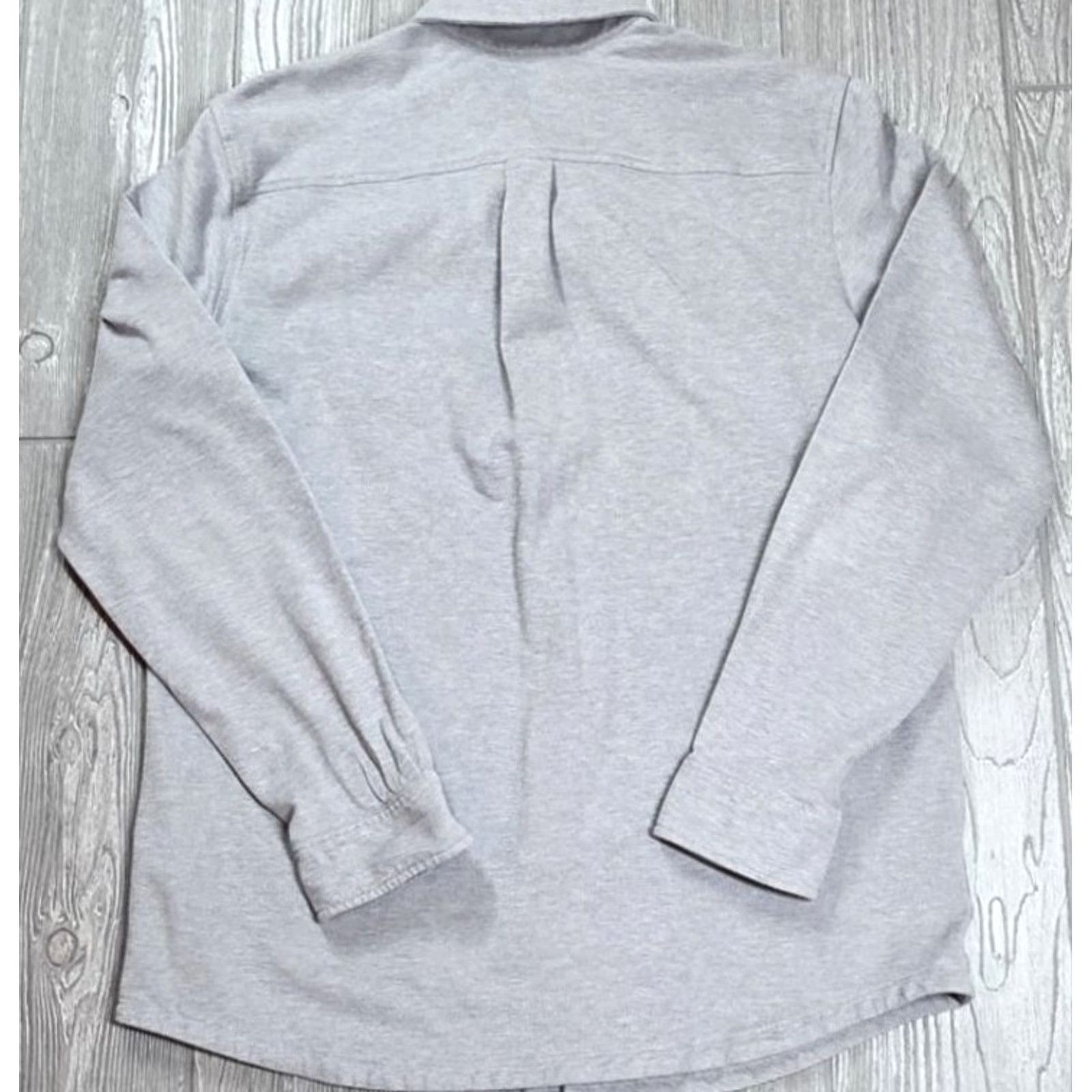 Vintage L.L.Bean Performance Piqué-Knit Oxford Shirt Long-Sleeve Gray L Shirt Mens Button-Up Knit Oxford Slightly Fitted Casual Vintage No Size US L / EU 52-54 / 3 - 7 Thumbnail