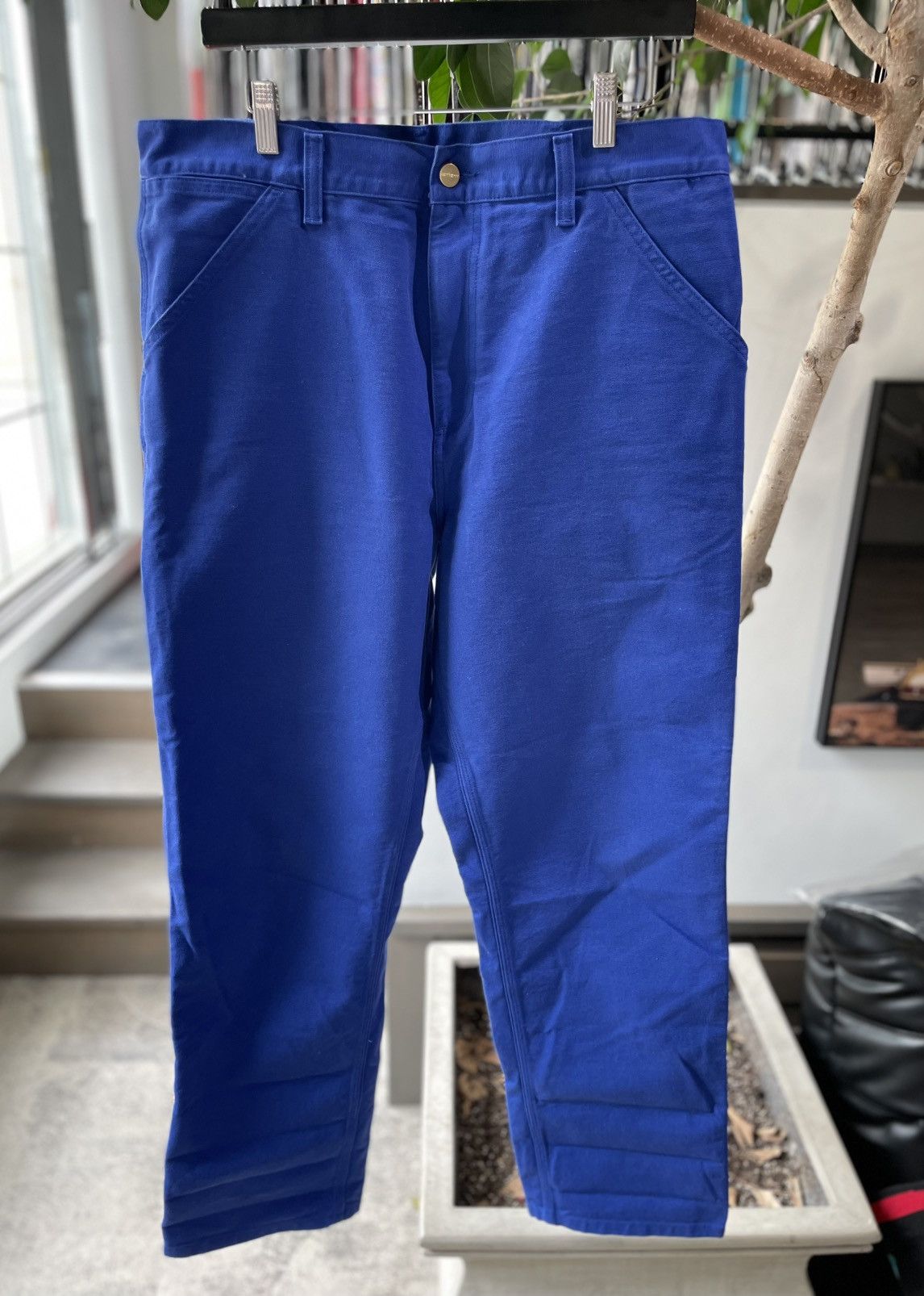 Carhartt Wip Carhartt WIP single knee pant french blue Size US 34 / EU 50 - 1 Thumbnail