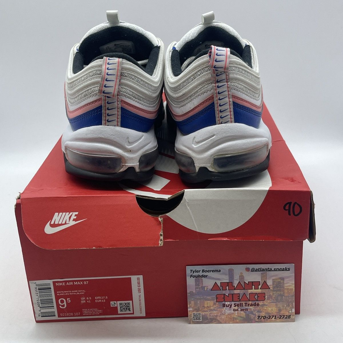 Nike Air max 97 ultramarine Size US 9.5 / EU 42-43 - 3 Thumbnail