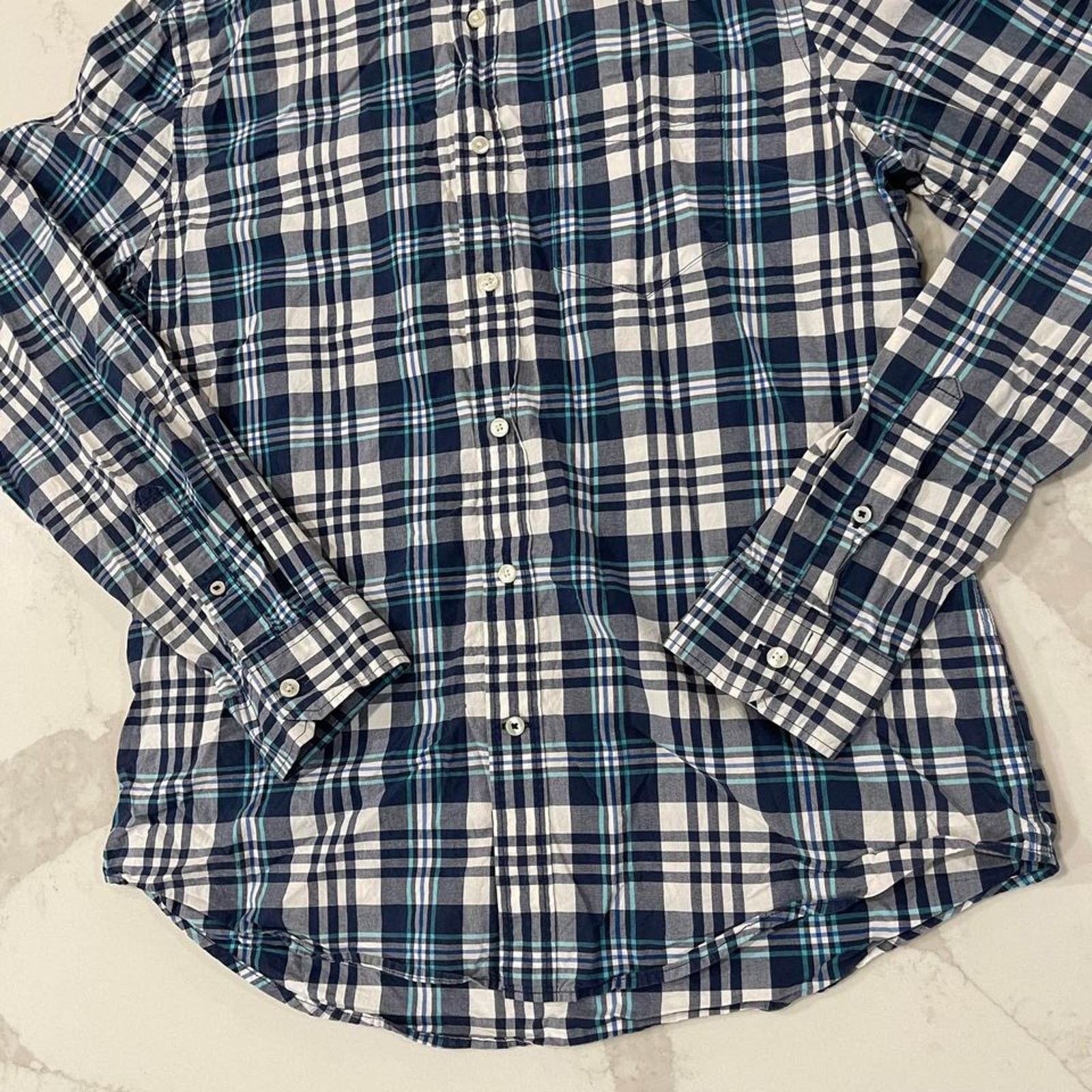 American Eagle Outfitters American Eagle Plaid Button Down Shirt Men Large Classic Fit Size US L / EU 52-54 / 3 - 2 Thumbnail
