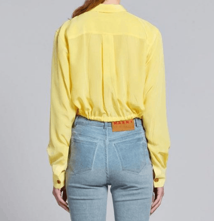 Marni o1srvl11e0624 Shirt in Yellow Size XS / US 0-2 / IT 36-38 - 6 Thumbnail