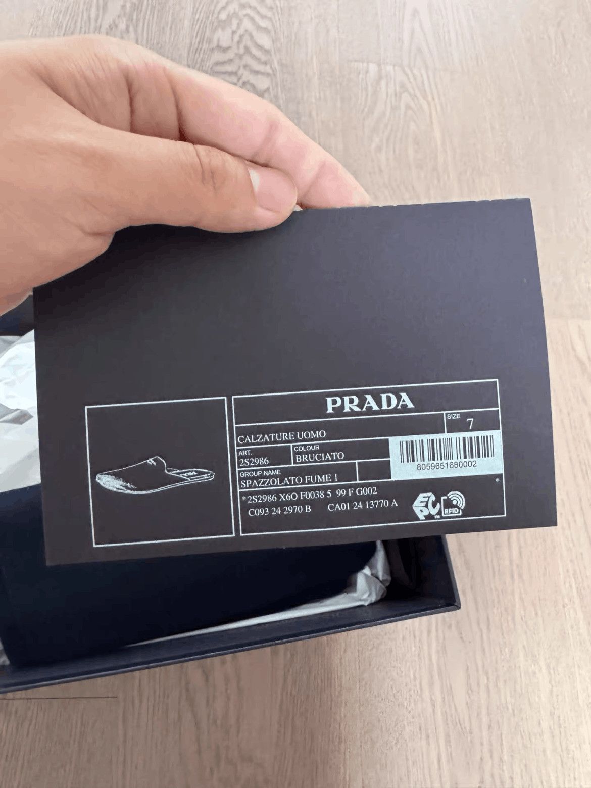 Raf Simons Raf Simons Sz 7 Prada by Raf Simons 24AW Leather Slids-250 Size US 7 / EU 40 - 6 Thumbnail