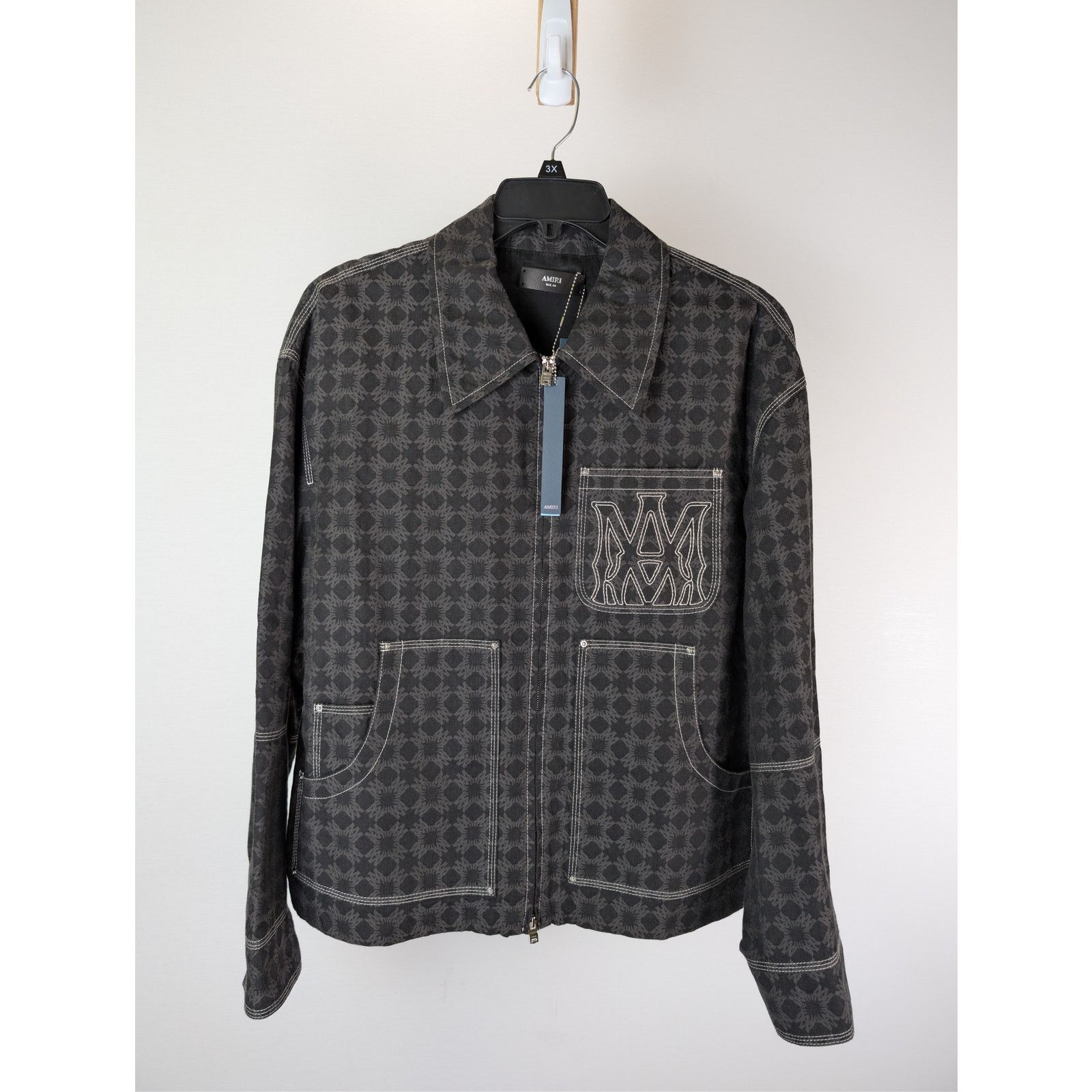 Amiri o1rshd1 MA Quad Work Jacket in Black Size US M / EU 48-50 / 2 - 8 Thumbnail