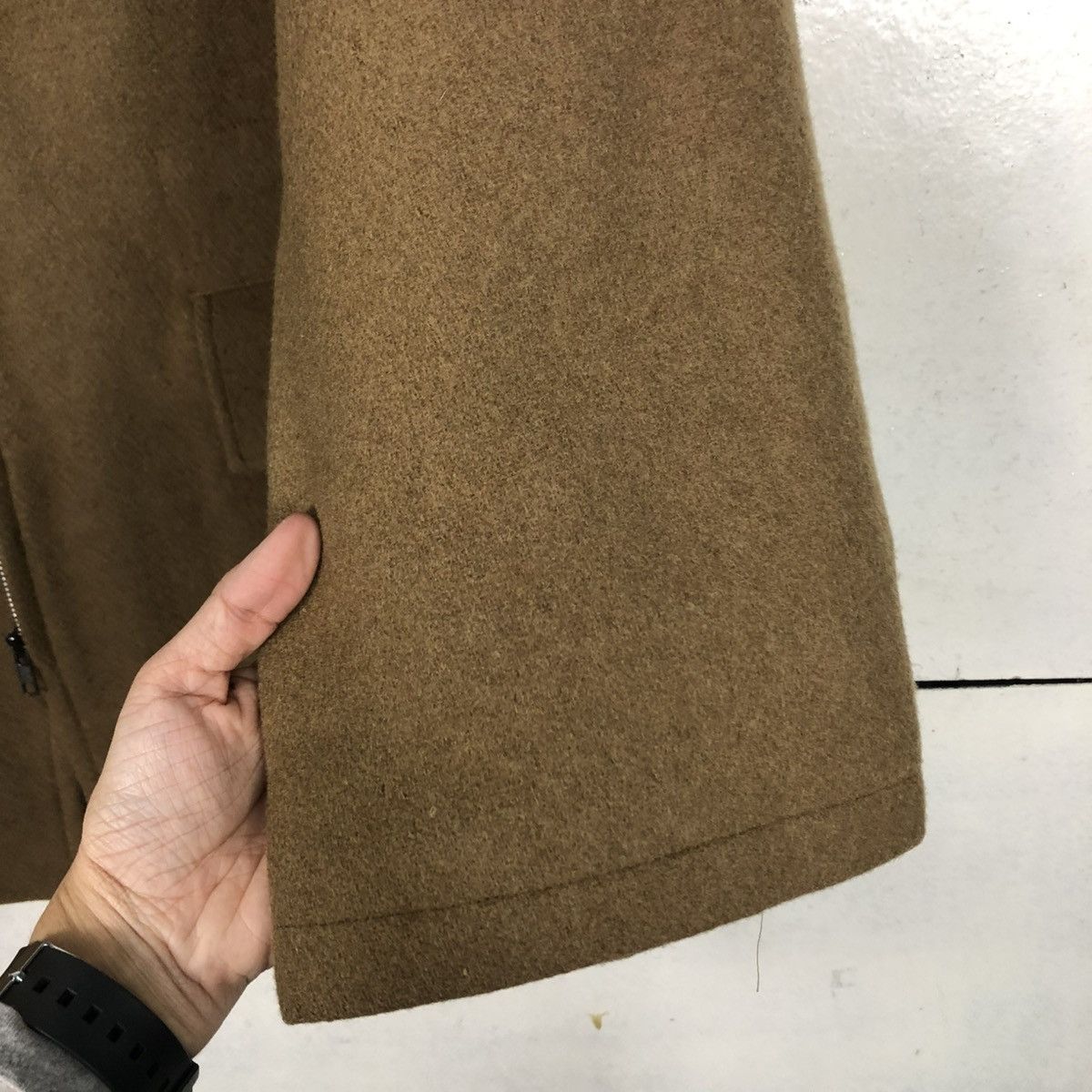 Yohji Yamamoto 🔥VINTAGE CHORE WOOL JACKET Y’S FOR MEN ZIPPER HIGH COLLAR Size US M / EU 48-50 / 2 - 17 Thumbnail