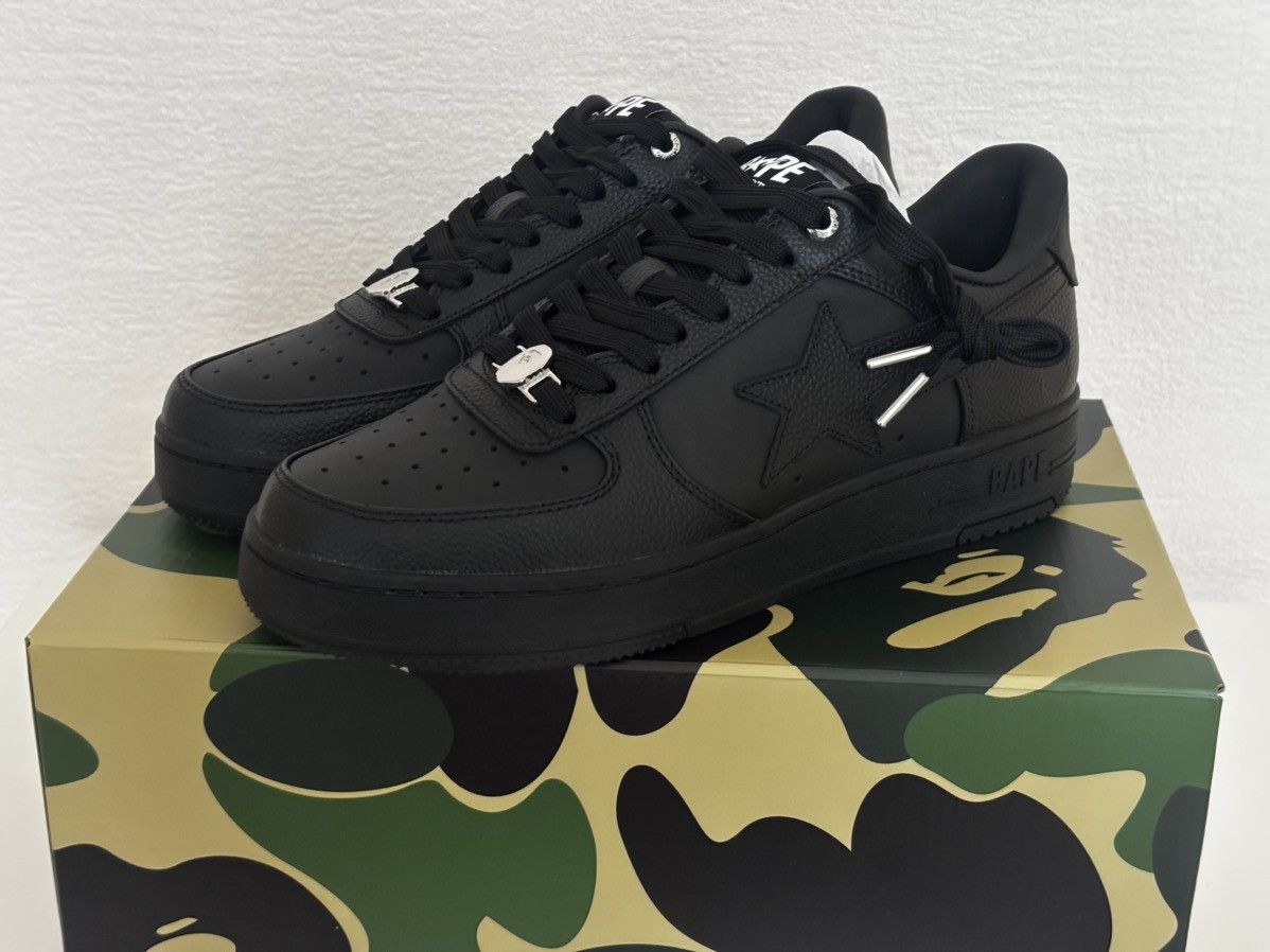 Bape Authentic ape bape bape sta black US 10 new bapesta Size US 10 / EU 43 - 1 Thumbnail