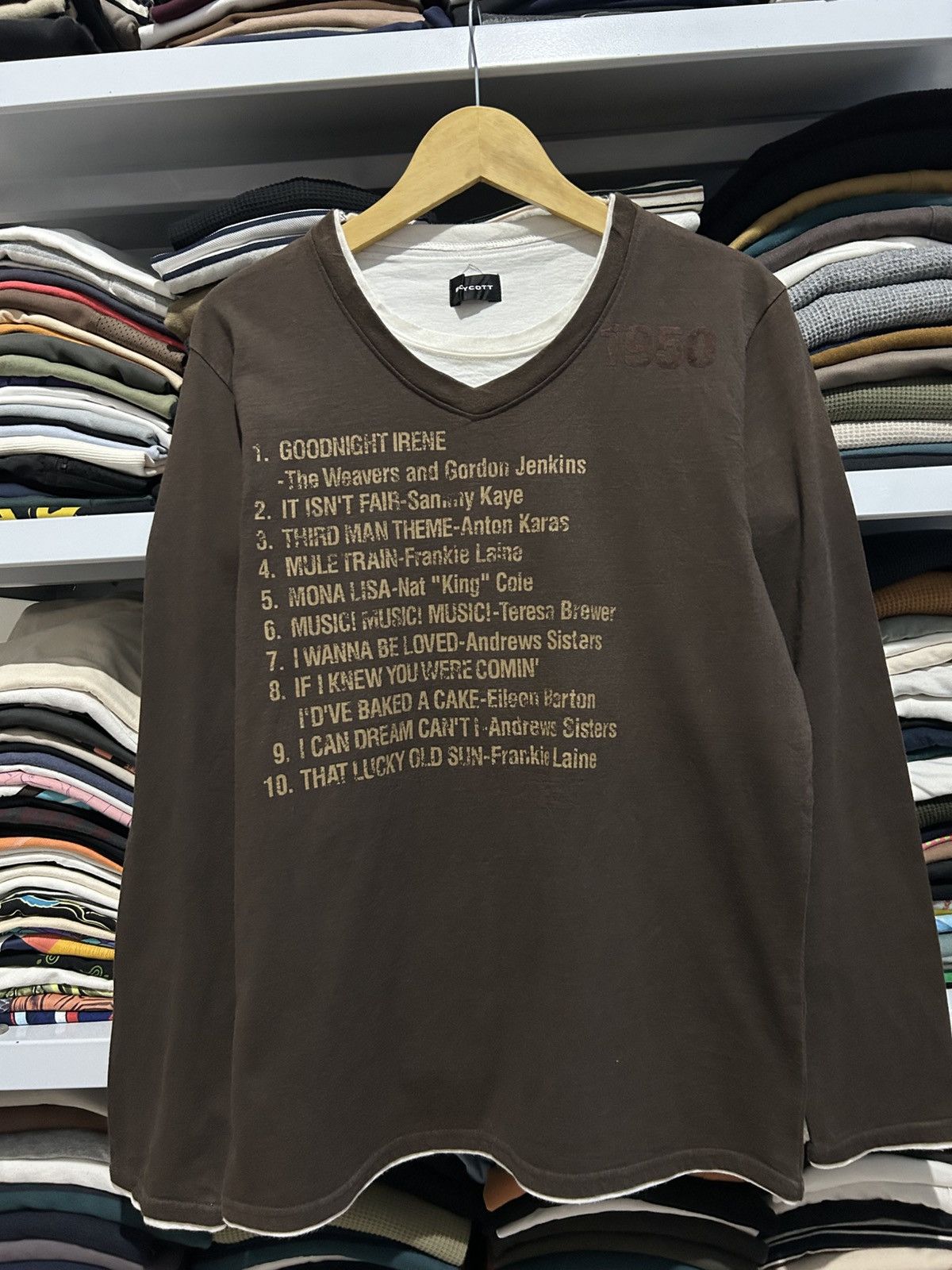Boycott vintage Boycott Longsleeve shirt Size US L / EU 52-54 / 3 - 1 Thumbnail