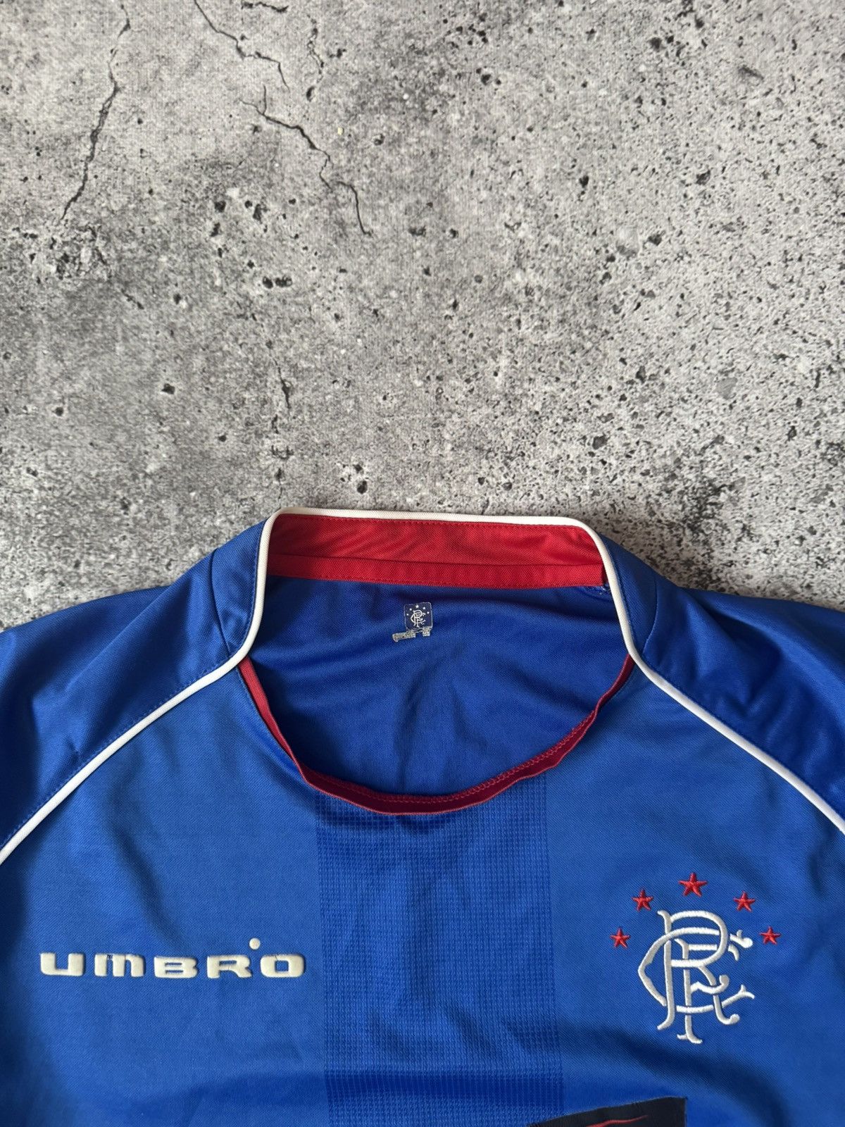 Umbro Rangers Glasgow Umbro Jersey Soccer Home Football 2005-2006 Size US XL / EU 56 / 4 - 5 Thumbnail