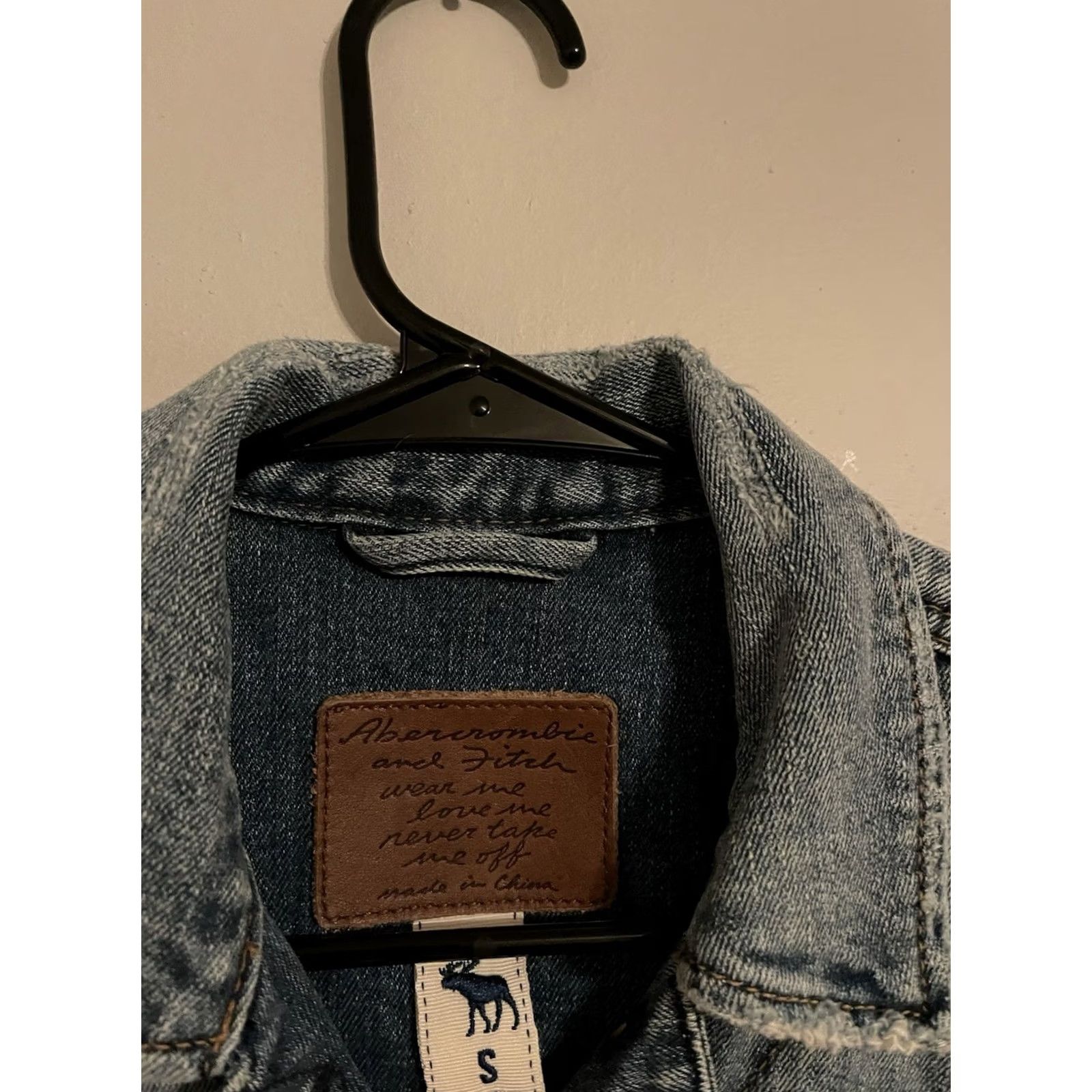 Abercrombie & Fitch VINTAGE Abercrombie & Fitch Jacket Denim Jean Trucker Women's Small Blue Y2K Size 28" / US 6 / IT 42 - 3 Thumbnail
