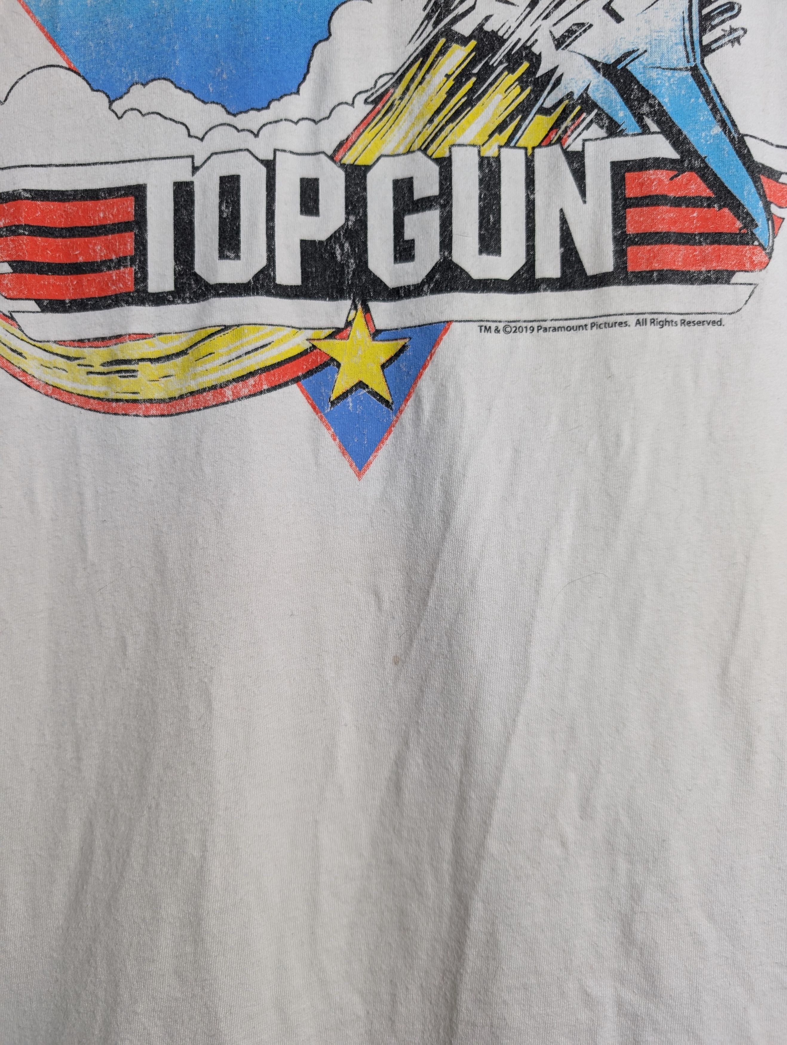 Old Navy Top Gun x Old Navy Longsleeve Military Graphic Tee Y2K Size US L / EU 52-54 / 3 - 4 Thumbnail