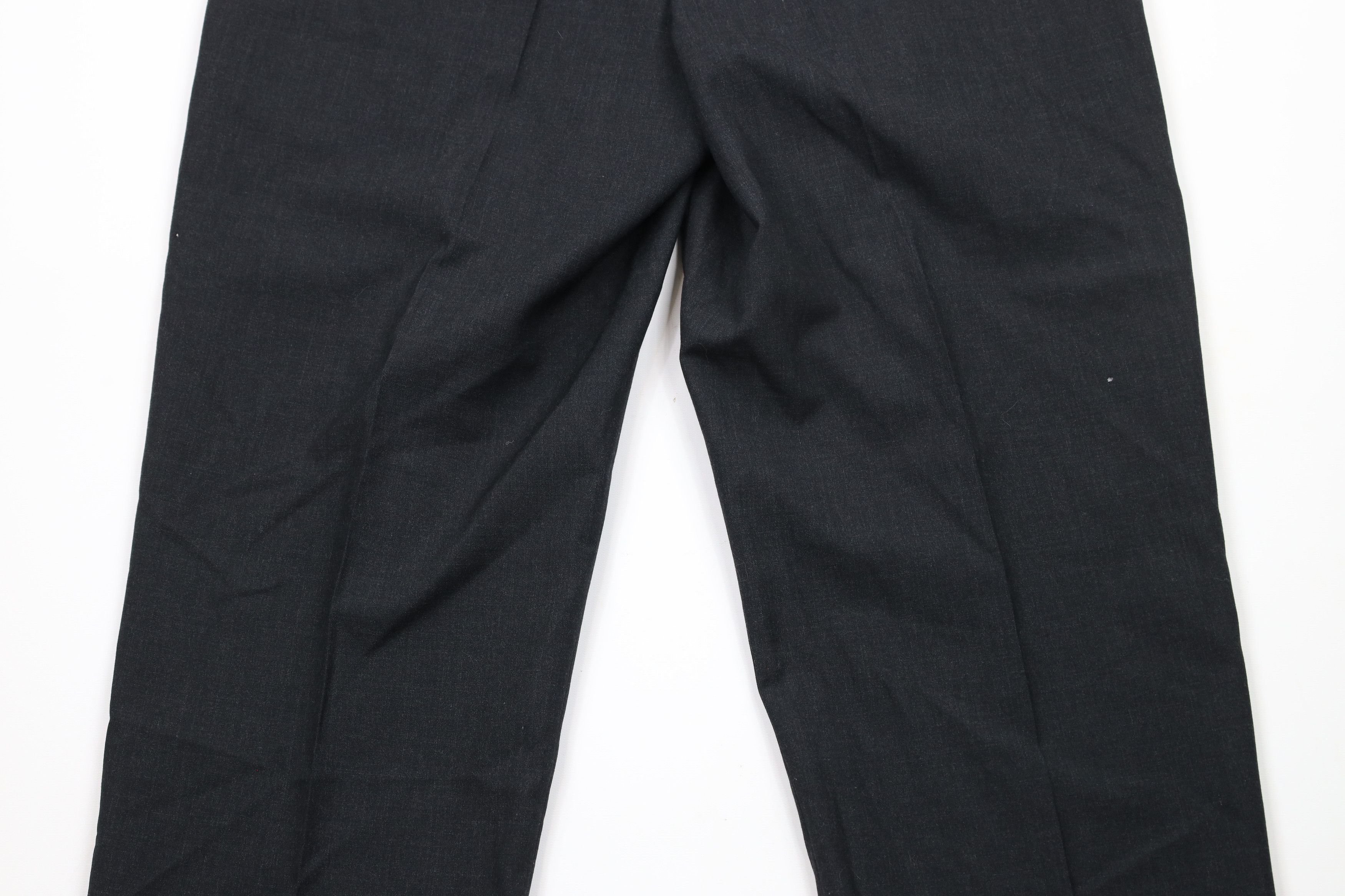 Vintage Vintage 90s Streetwear Pleated Worsted Wool Wide Leg Pants Size US 36 / EU 52 - 12 Thumbnail