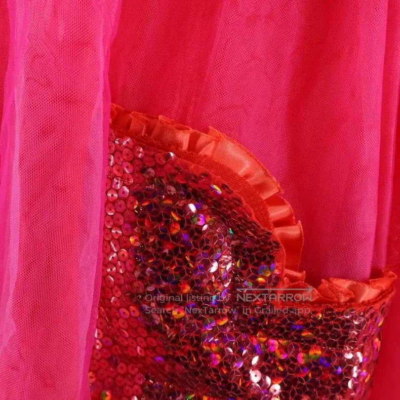Comme des Garcons Comme Des Garcons size S Pink vintage sequin chiffon half Size 23" - 5 Thumbnail
