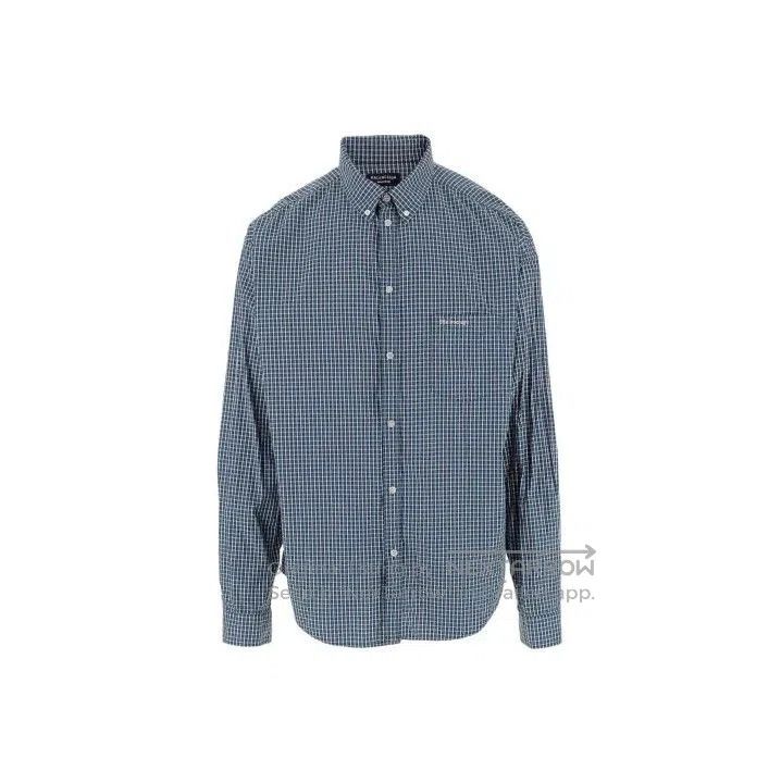 Balenciaga Balenciaga Blue Check Long Sleeve Button. Size US M / EU 48-50 / 2 - 1 Thumbnail