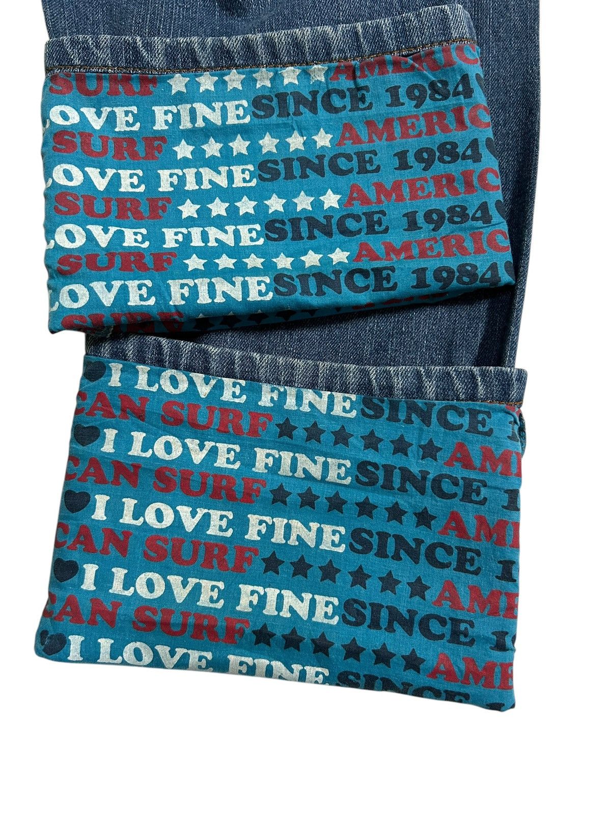 Japanese Brand × Kapital × Vintage SURF AND LOVE Vintage Design Denim Jeans Size US 32 / EU 48 - 3 Thumbnail