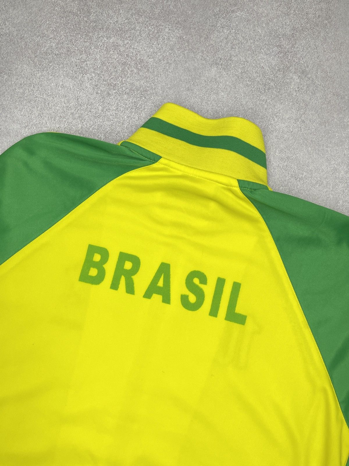 Other Vintage Brazil World Soccer CBF #10 Full Zip Track Jacket Size US M / EU 48-50 / 2 - 9 Thumbnail
