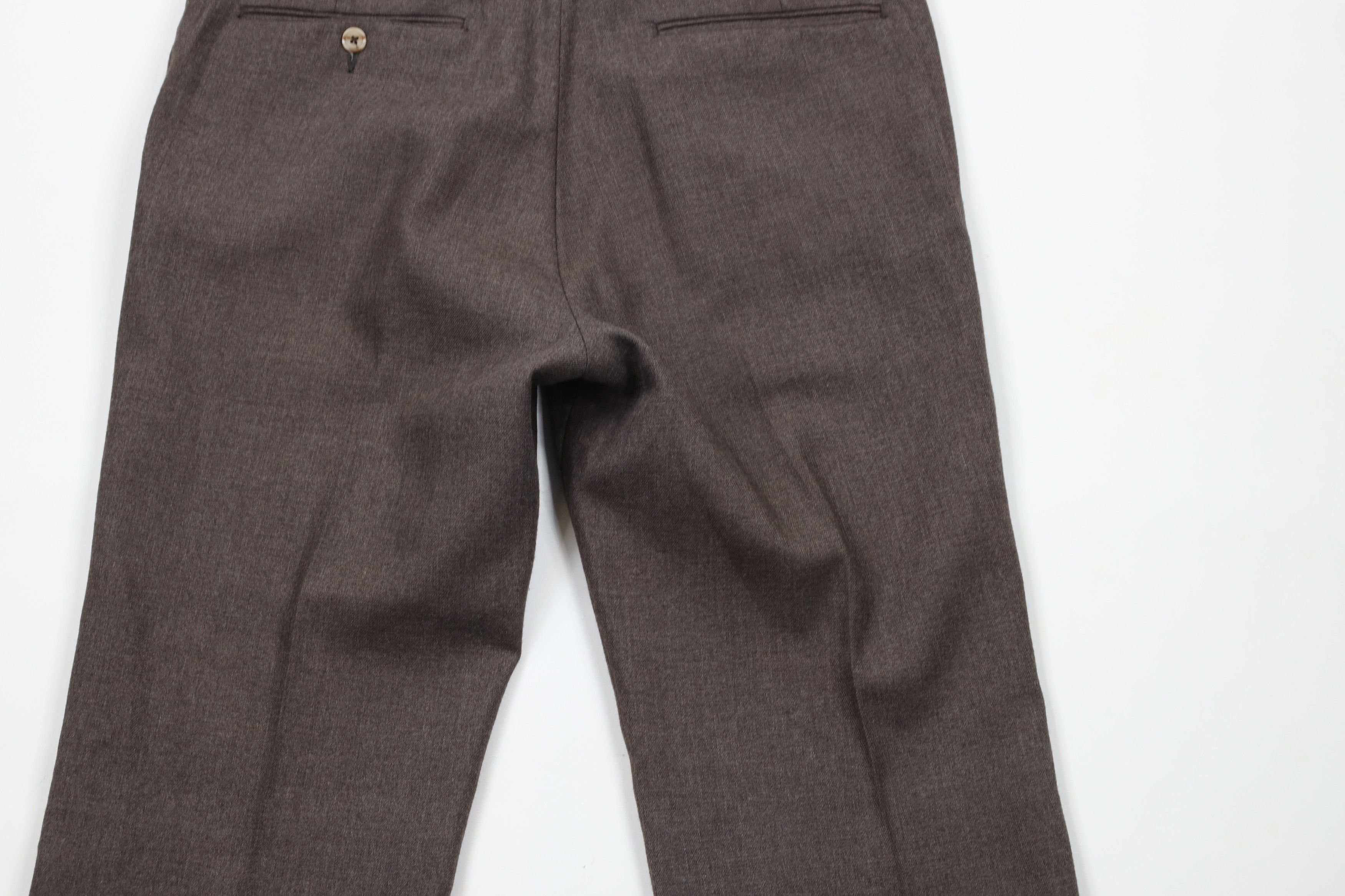 Vintage Vintage 70s Streetwear Flared Wide Leg Chino Pants Brown USA Size US 32 / EU 48 - 10 Thumbnail