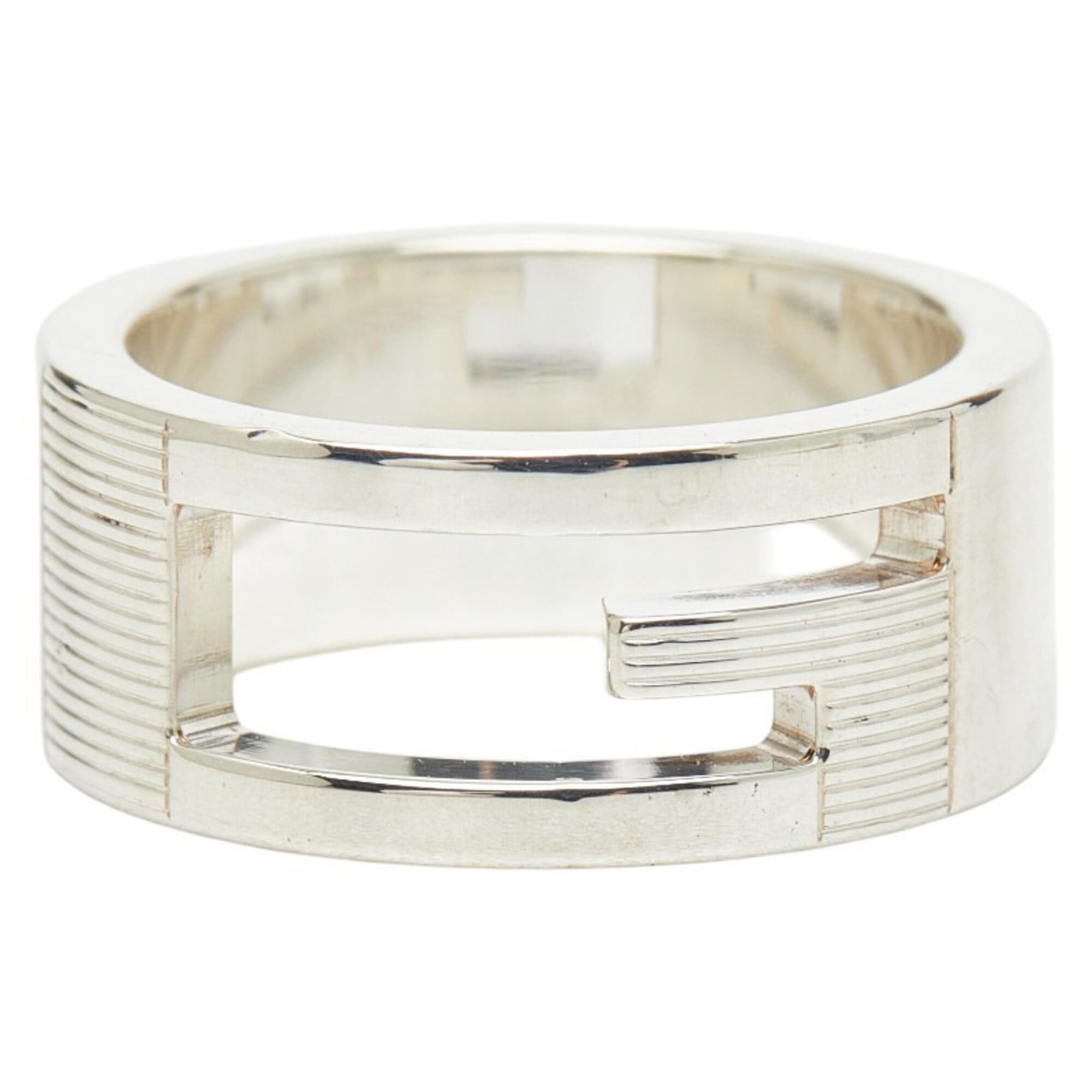 Gucci Gucci Branded G Ring, Size #9, SV925 Silver, Women's, GUCCI Size ONE SIZE - 1 Thumbnail