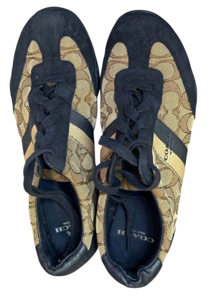 Coach Coach Monogram Jacquard Lace-Up Sneakers | Preloved | Size 8 Size US 8 / IT 38 - 2 Thumbnail