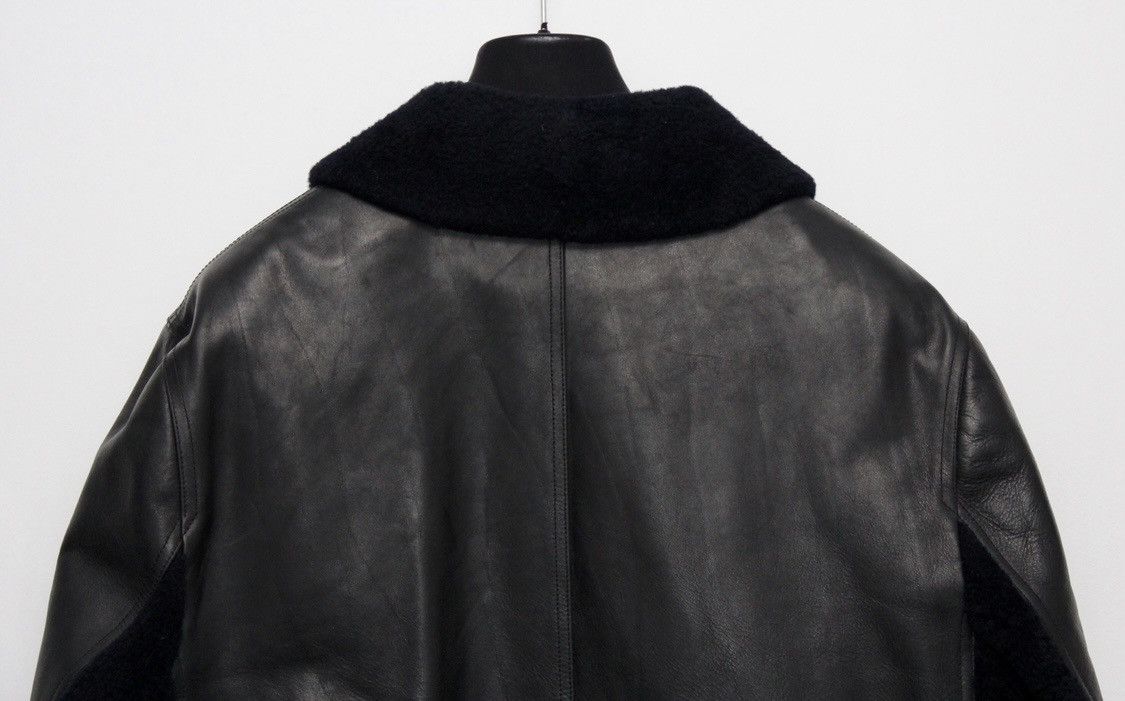 Alexander McQueen Alexander McQueen Shearling Leather Panel Coat Size US L / EU 52-54 / 3 - 6 Thumbnail