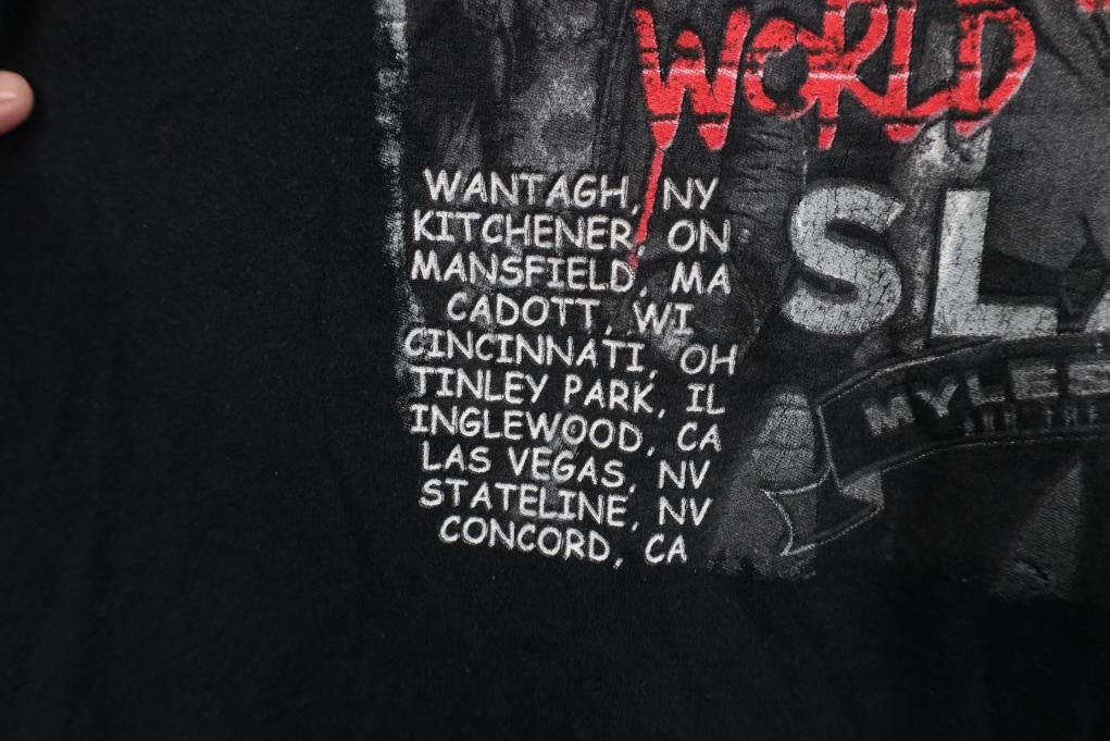 Vintage Vintage Y2K Rule World Tour Aerosmith Slash Band T-Shirt Size US XL / EU 56 / 4 - 11 Thumbnail