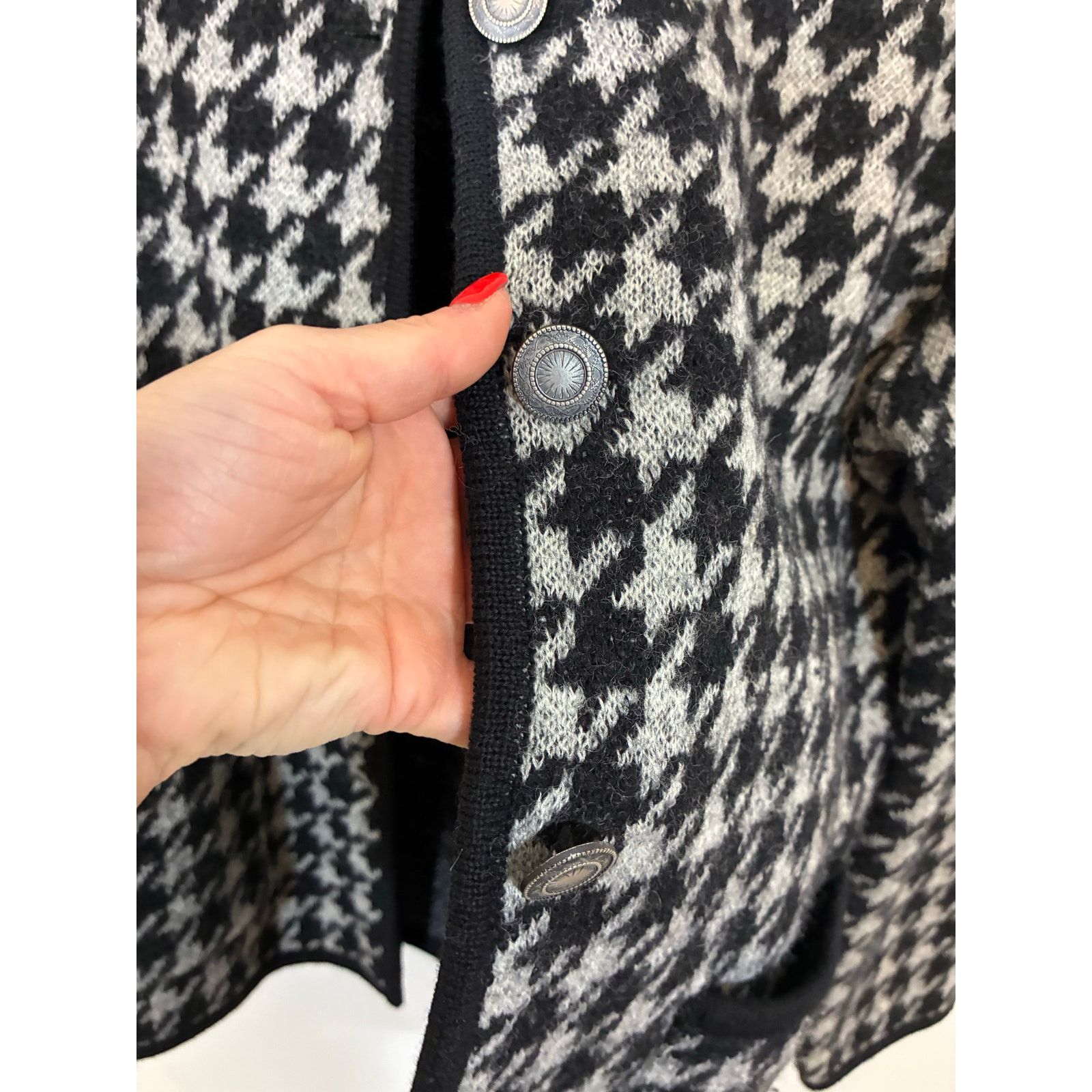 Other Appleseed’s Womens 8 Black White Houndstooth M Size M / US 6-8 / IT 42-44 - 3 Thumbnail