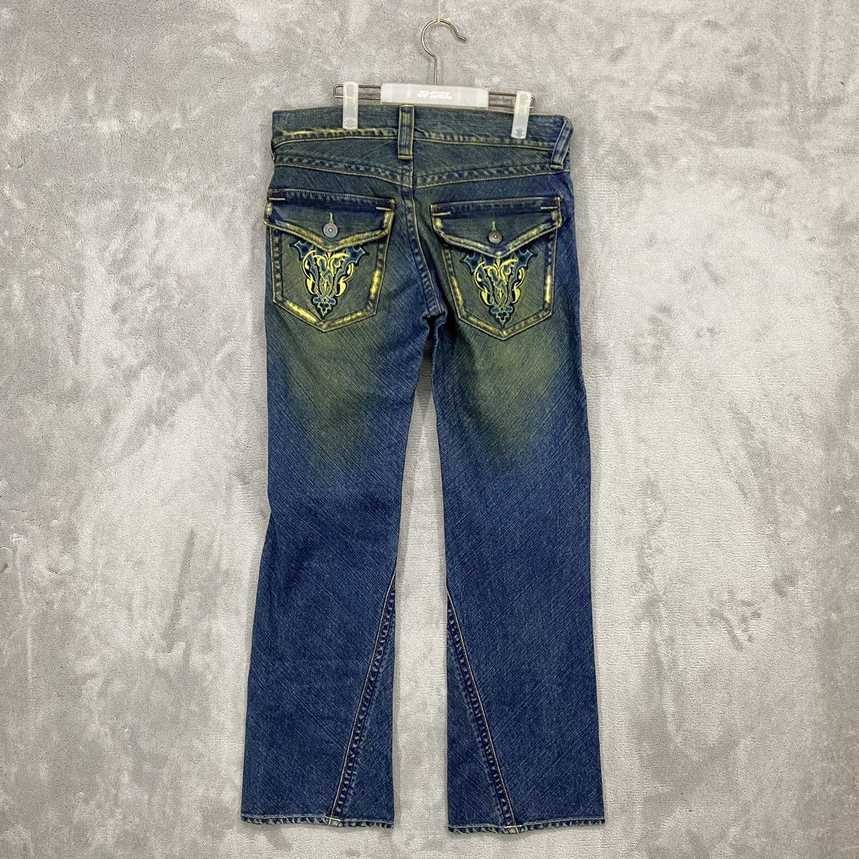 If Six Was Nine Bootcut Baggy Icom Embroidered Pocket Size US 32 / EU 48 - 2 Thumbnail