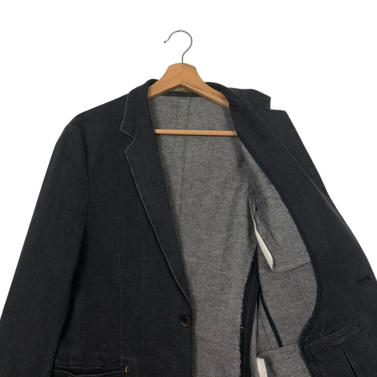 Yohji Yamamoto 🔥VINTAGE DENIM CHORE WORKER JACKET AAR YOHJI YAMAMOTO Size US M / EU 48-50 / 2 - 14 Thumbnail