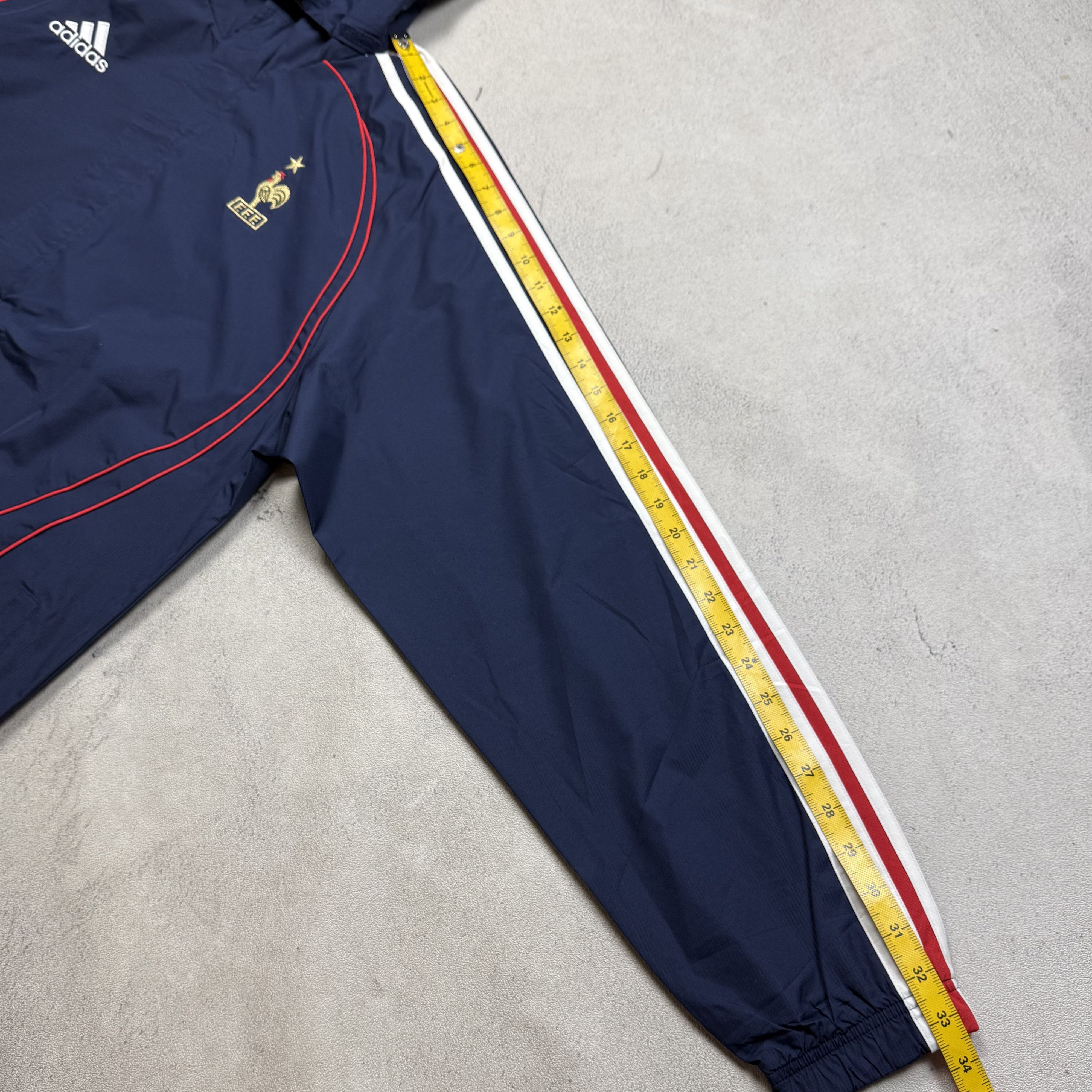 Adidas 2007-08 France Adidas Track Jacket Size US L / EU 52-54 / 3 - 8 Thumbnail