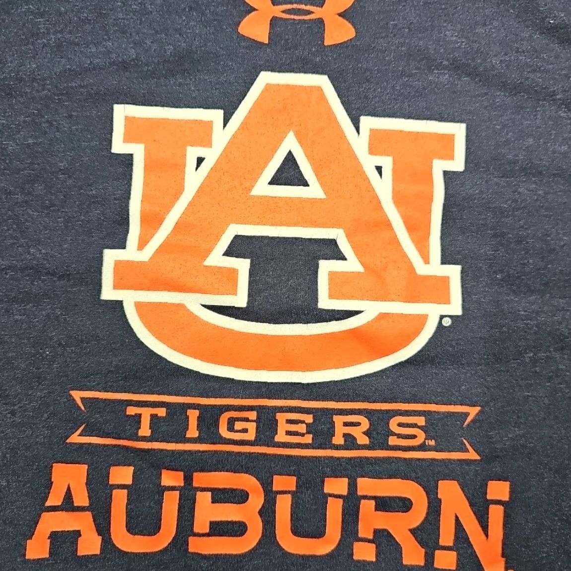 Under Armour Under Armour HeatGear Auburn Tigers T-Shirt Men L Blue Short Sleeve Loose Size US L / EU 52-54 / 3 - 2 Thumbnail