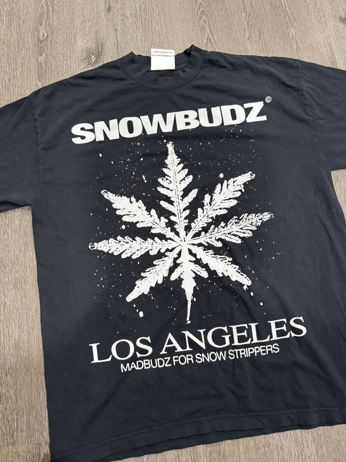 Drain Gang Snow Strippers x Madbudz Tour Merch T-Shirt Size Large Size US L / EU 52-54 / 3 - 2 Thumbnail