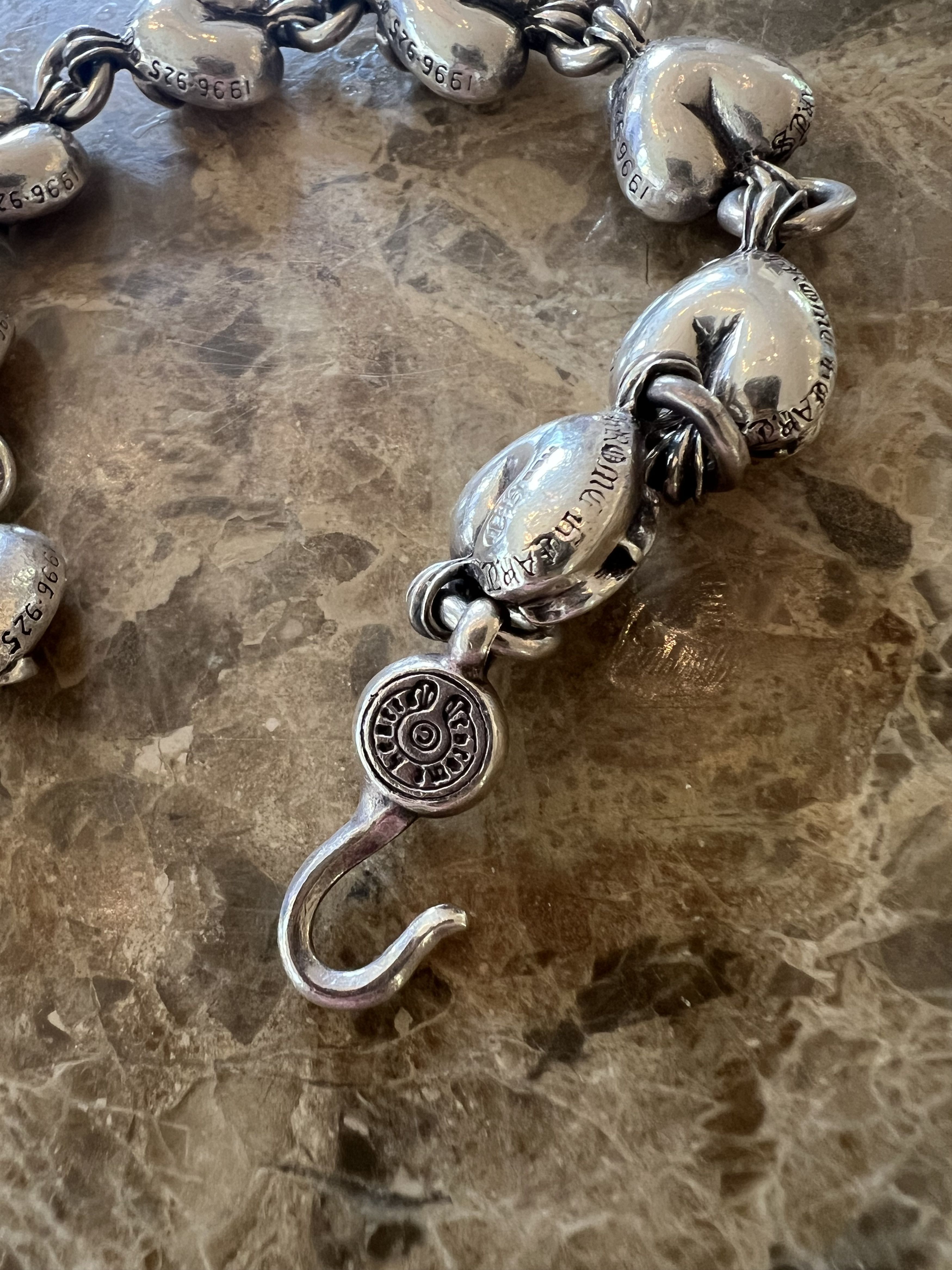 Chrome Hearts Chrome Hearts Heart Link Bracelet Size ONE SIZE - 4 Thumbnail