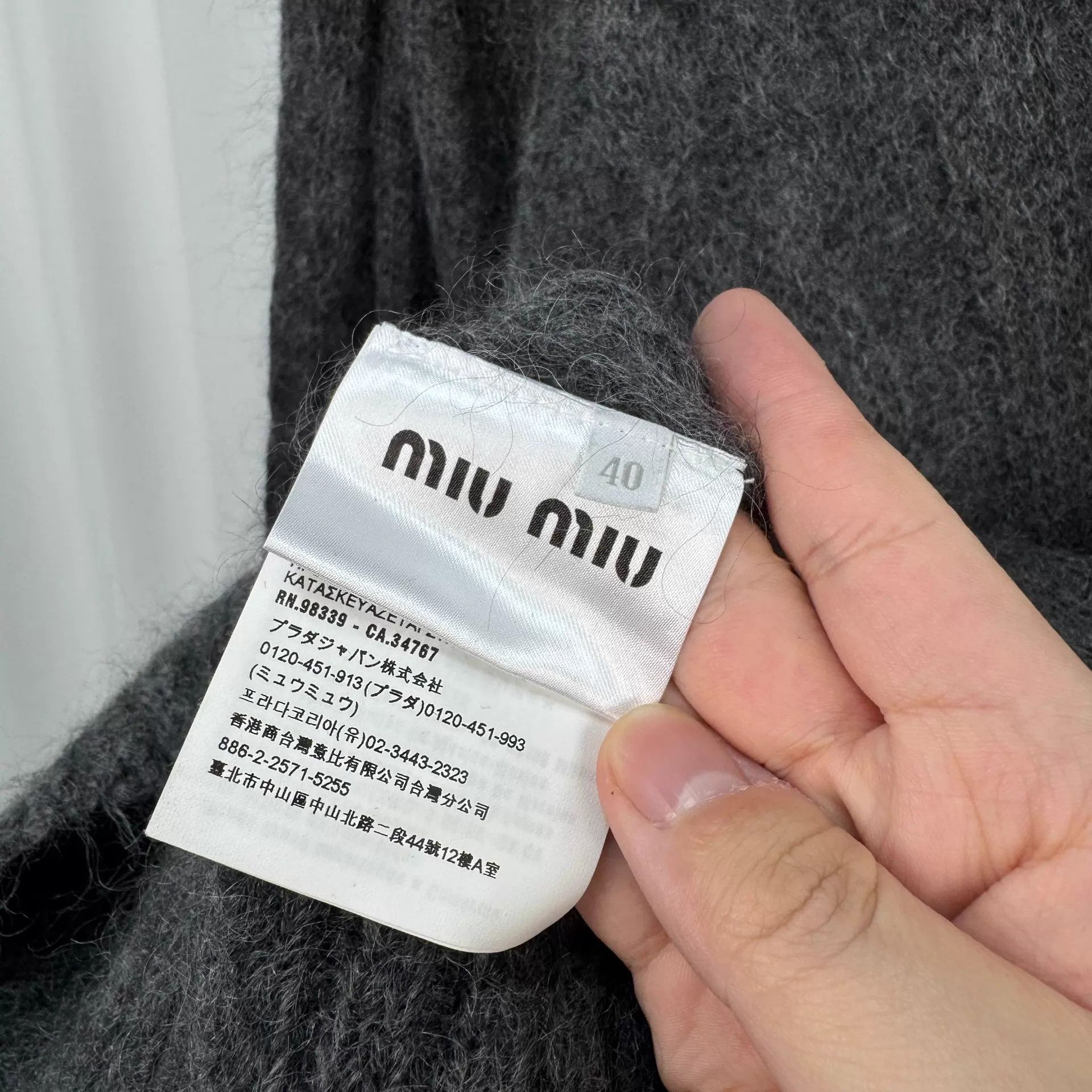 Miu Miu Miu Miu Ruffled Mohair Knit Dress Women's 40 99New Size S / US 4 / IT 40 - 6 Thumbnail