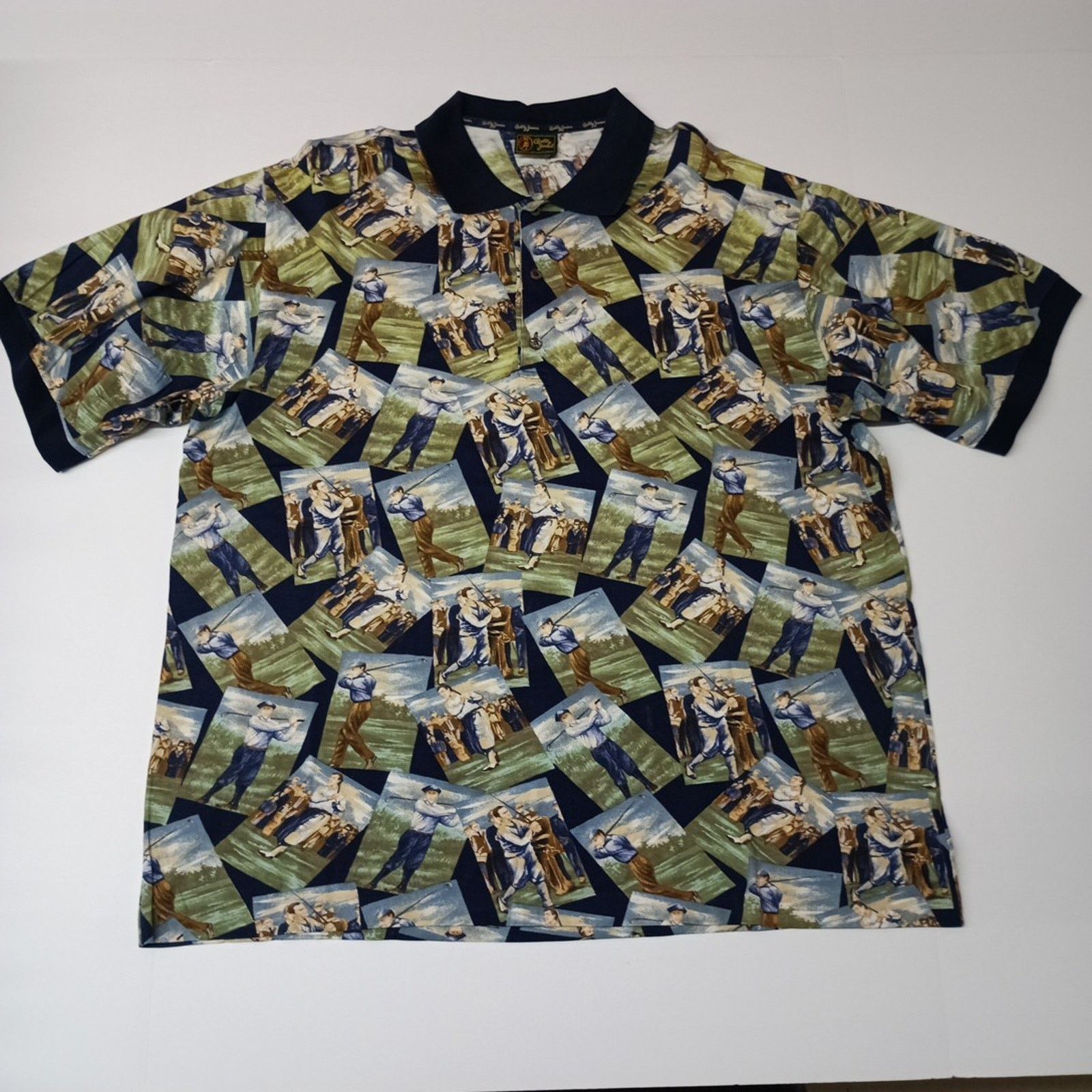 Bobby Jones Bobby Jones Pebble Beach Polo Shirt Men's XL Made in Italy Size US XL / EU 56 / 4 - 1 Thumbnail