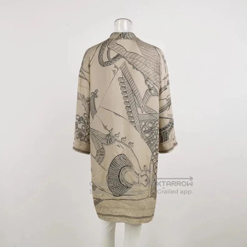 Hermes Hermès Silk Dress with Chain Pattern. Size ONE SIZE - 2 Thumbnail