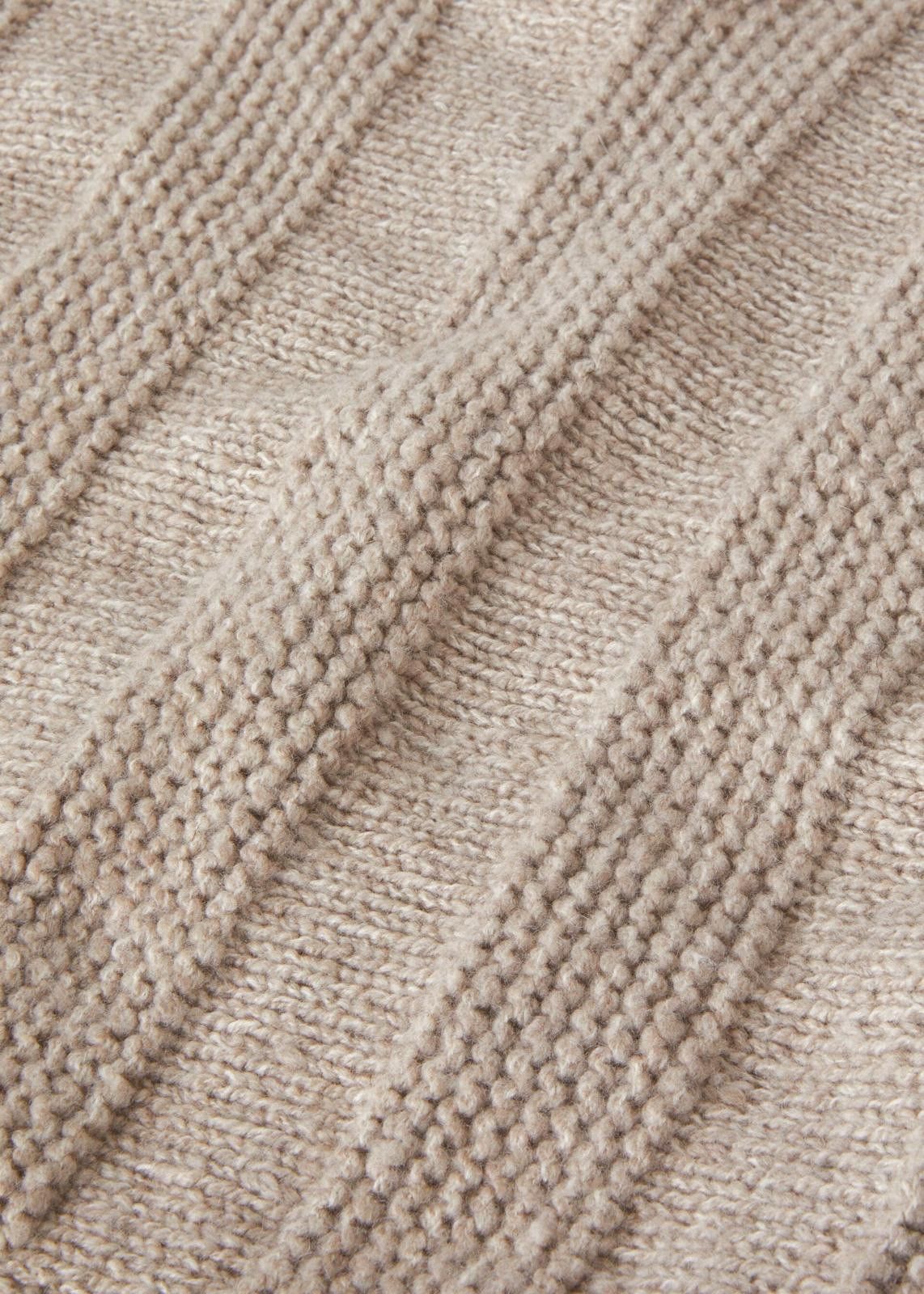 Loro Piana o1srvl11e0125 FAN6212 Mashu Crewneck Sweater in Beige Size S / US 4 / IT 40 - 3 Thumbnail