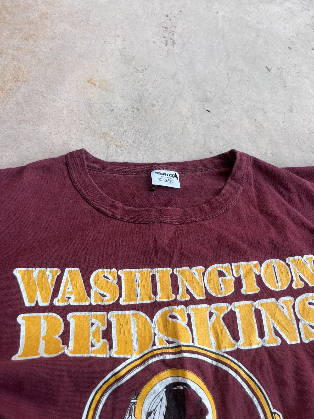 Starter Vintage 1988 Washington Redskins Football Club Starter Tee Size US XL / EU 56 / 4 - 4 Thumbnail
